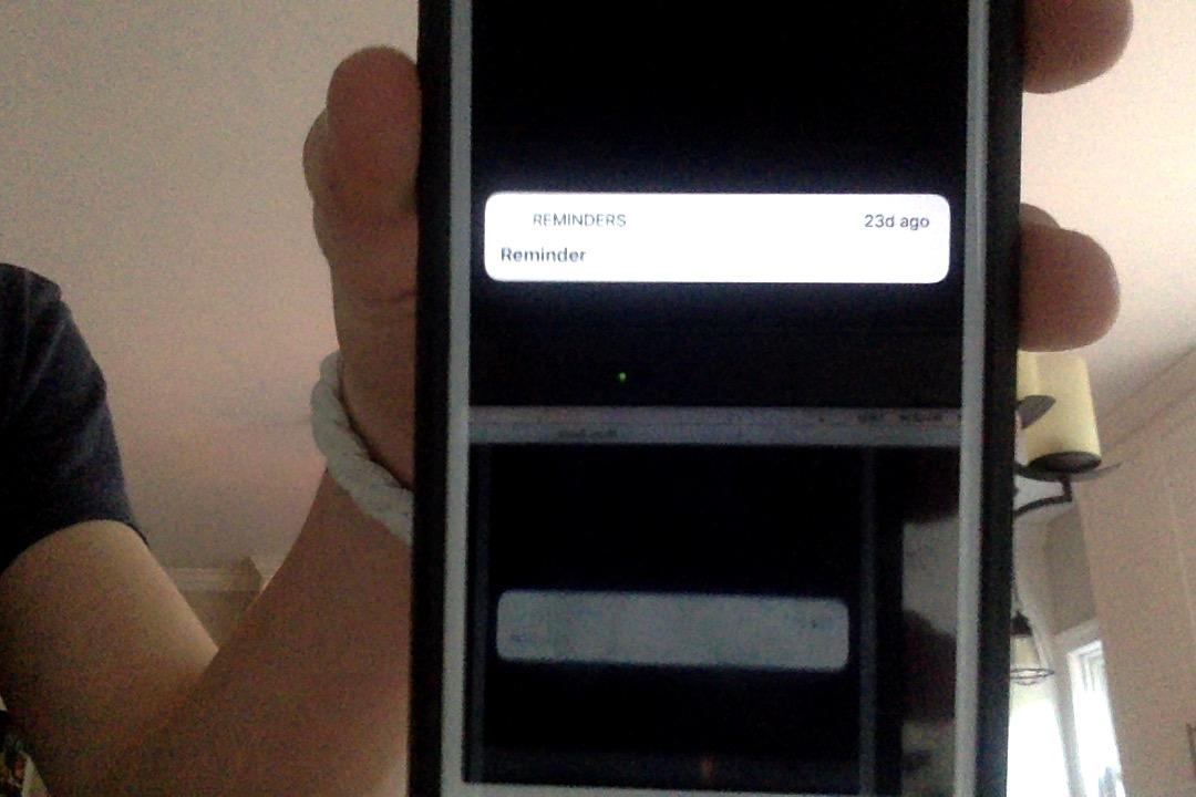 My phone turned black and all I can see is this notification and I cant shut off my phone by