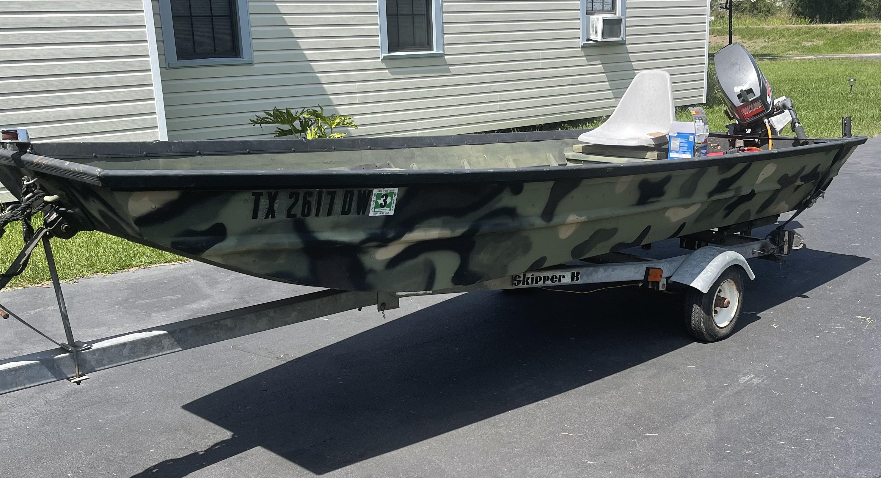 I did a thing. Bought this 2010 14 ft Jon boat with trailer & motor