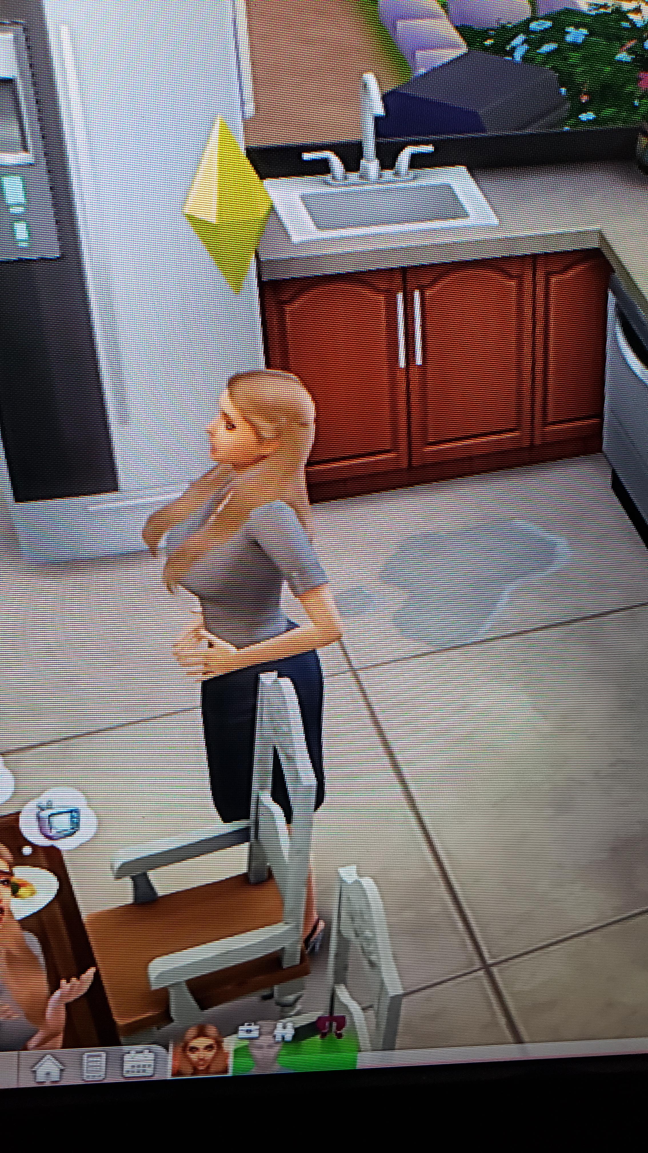 My Sim is still in labor after having the baby???? She's very