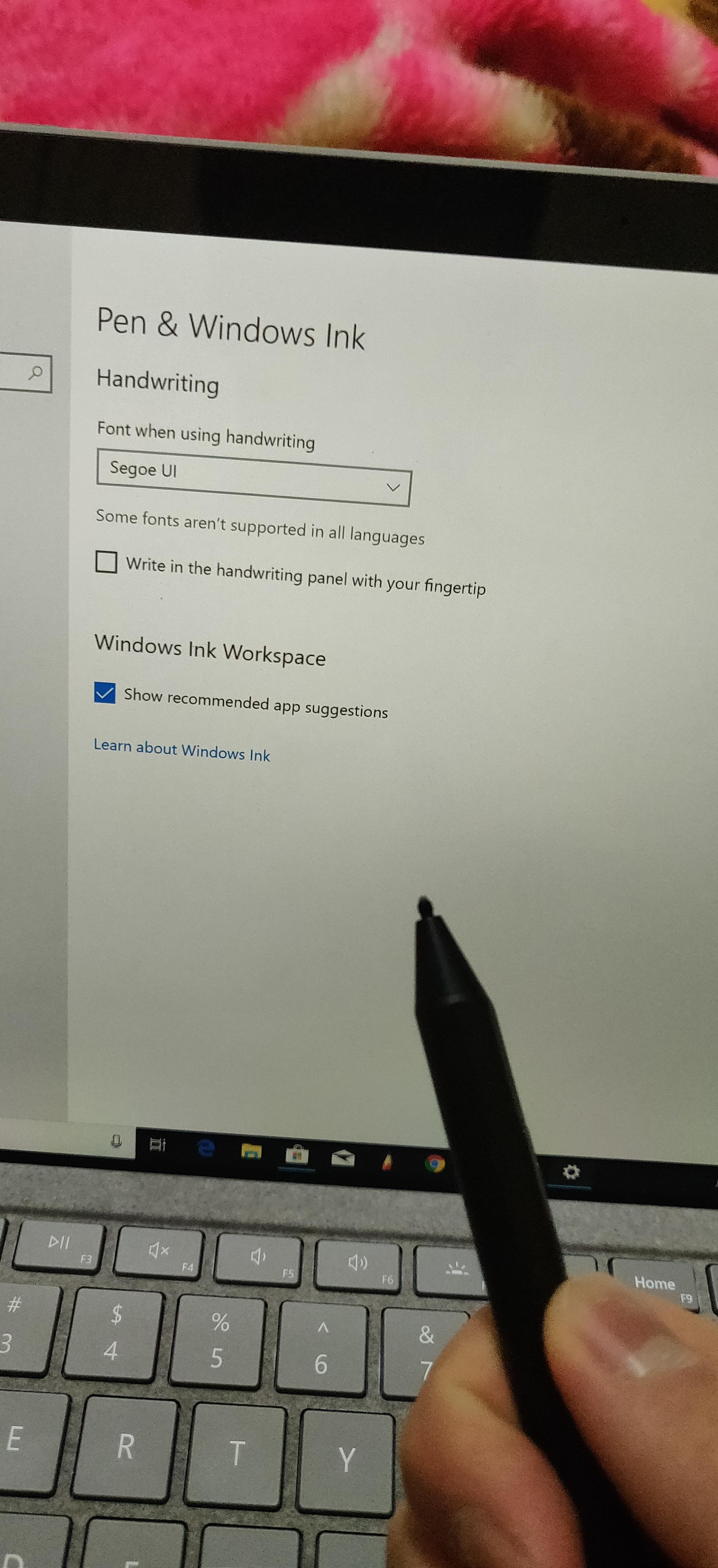 Where did the eraser button customization settings go? Been looking for