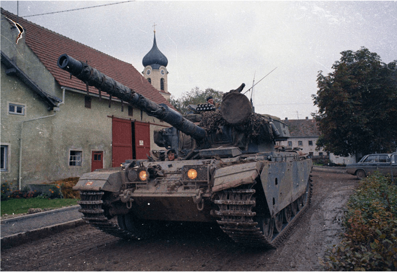 Canadian Centurion tank in Bavaria in October 1974 r/TankPorn