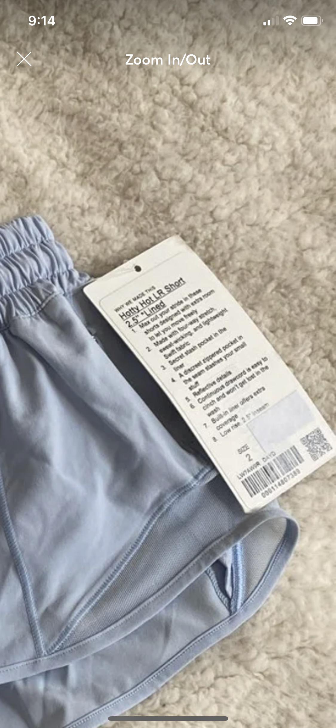 What does “LR” on the hotty hot shorts mean/stand for? lululemon