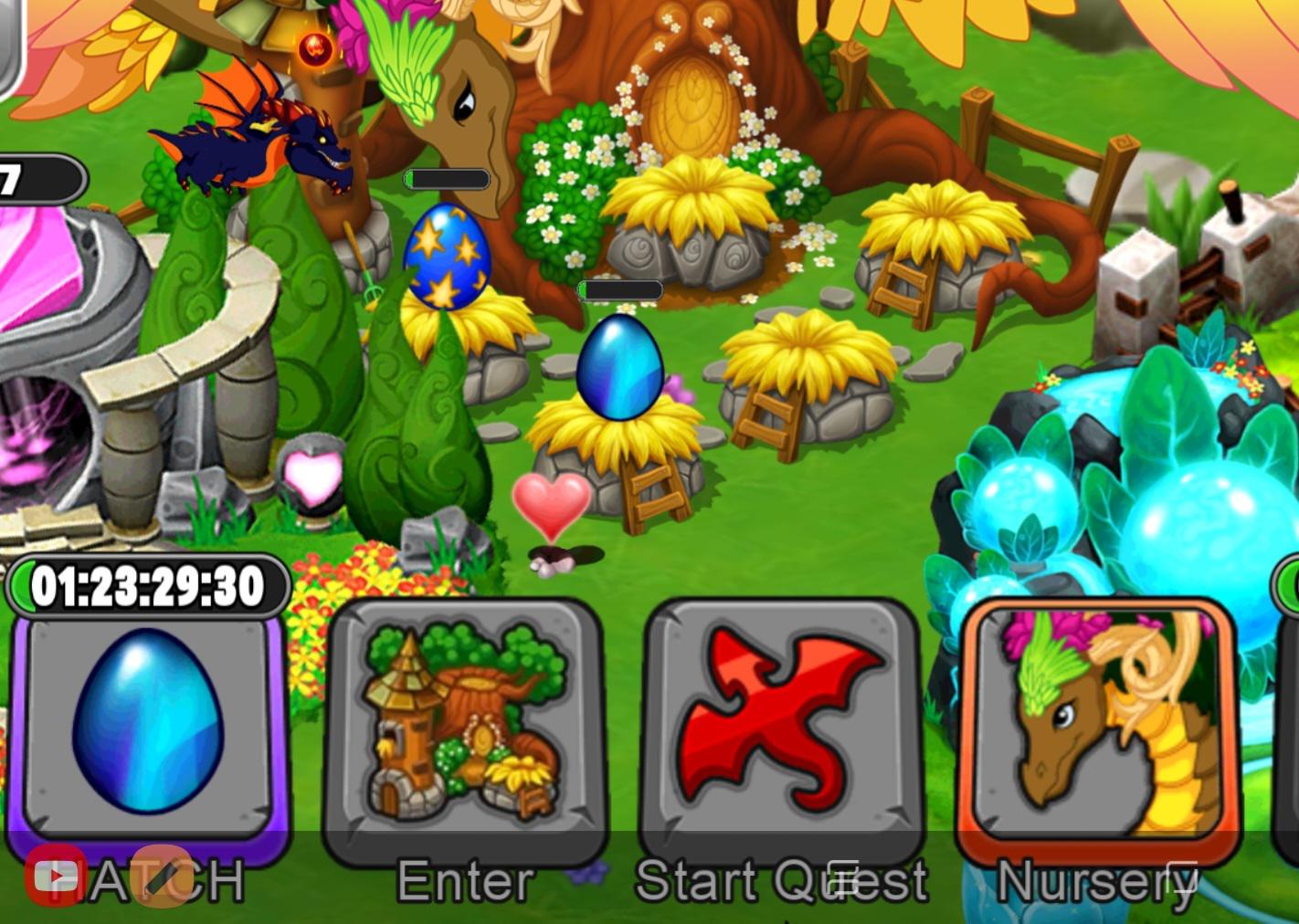 First try for the Aurora Dragon, Flower and Glacier both lvl 16. r