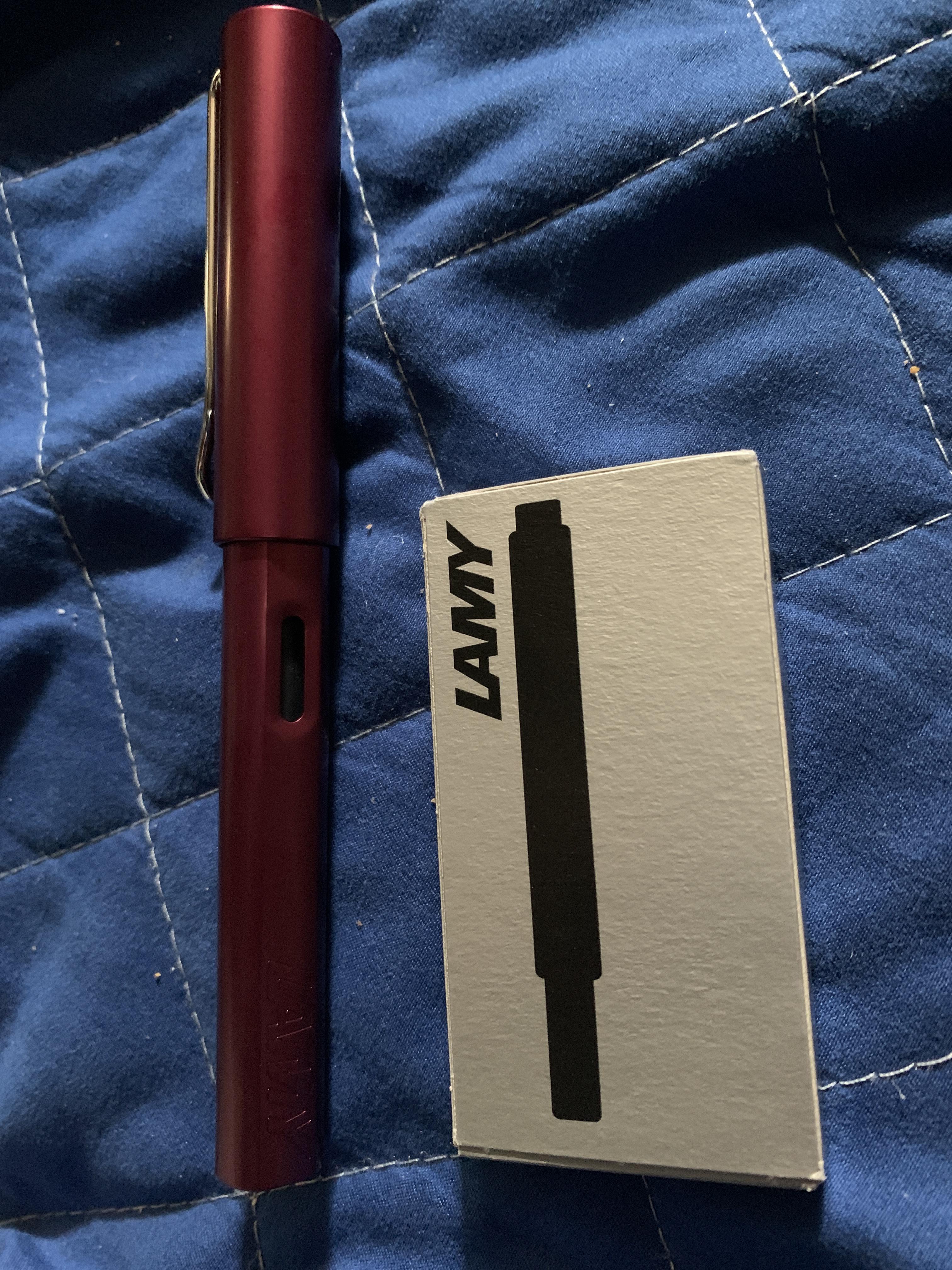 My first foray into the world of LAMY pens. r/fountainpens