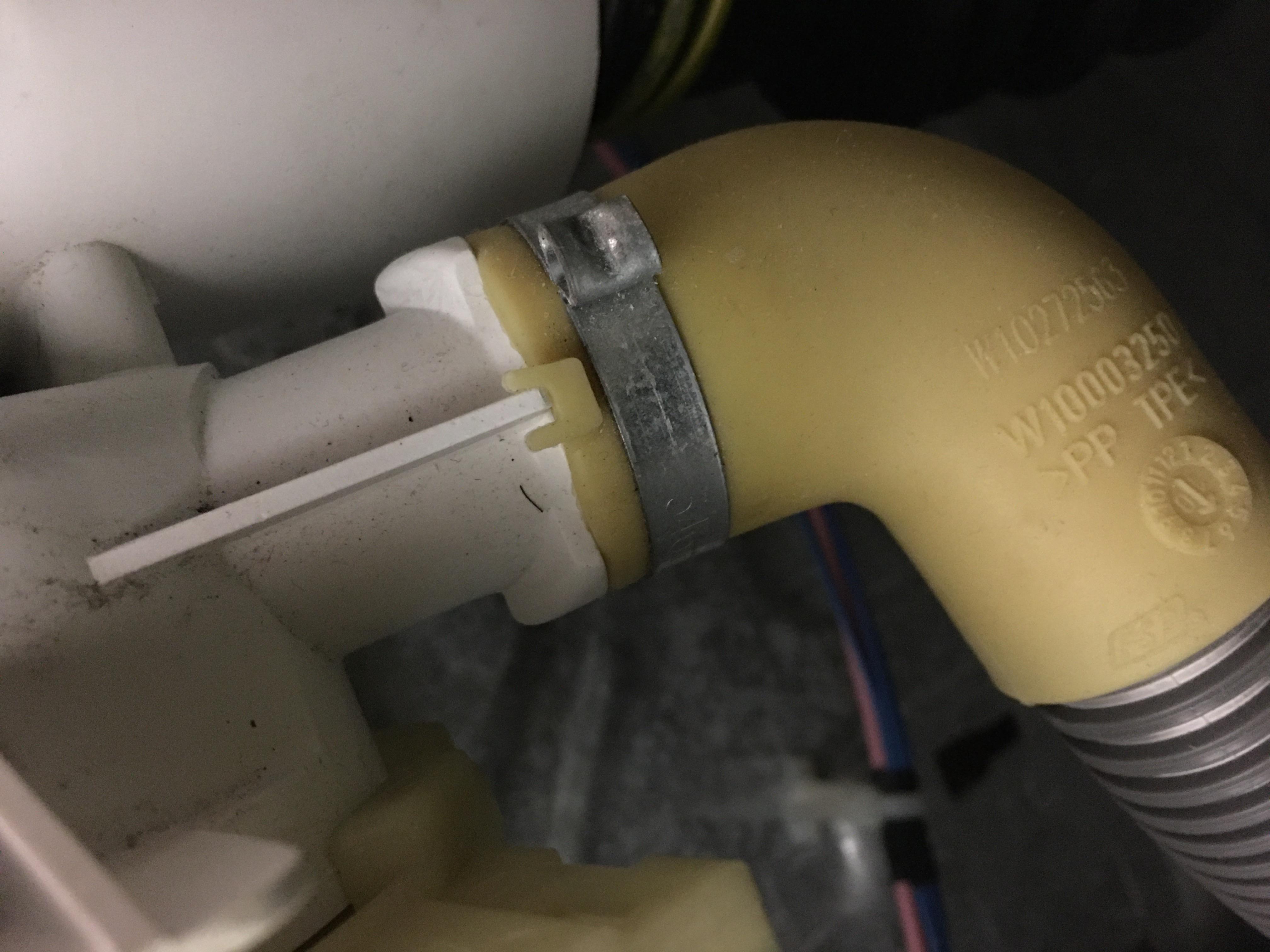 Hose clamp I’ve not seen before. How to loosen and reinstall? Maytag