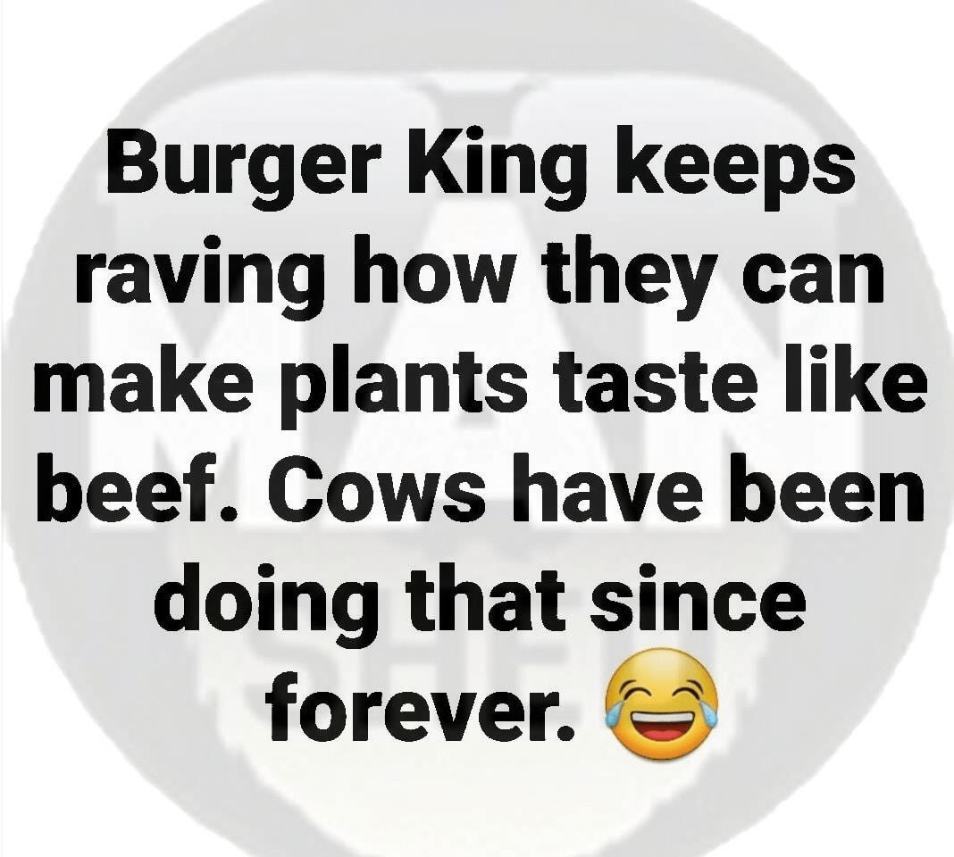 Meat good. No meat bad! r/boomershumor
