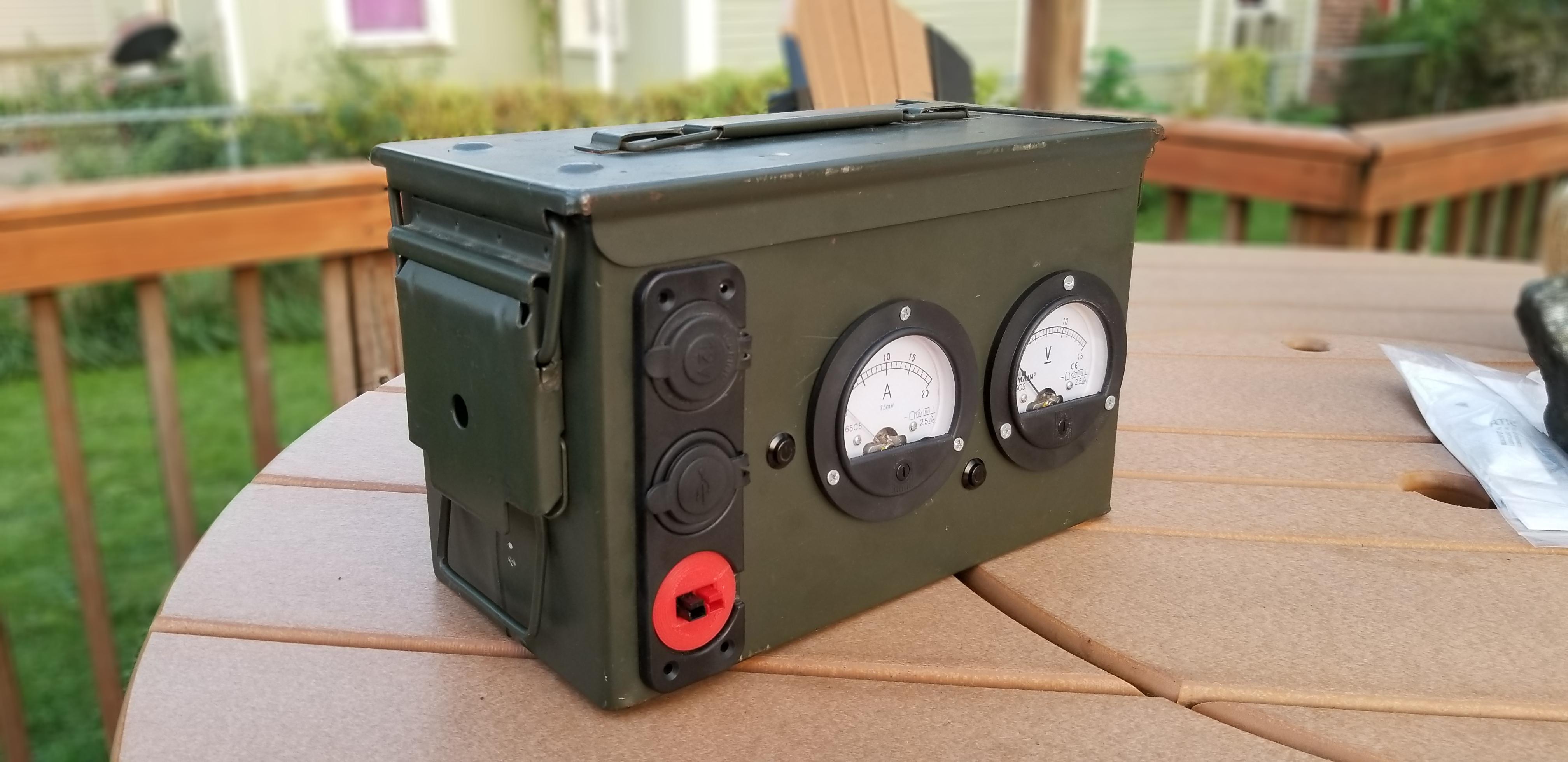 My LifePo4 20Ah battery box build for field operations. r/amateurradio