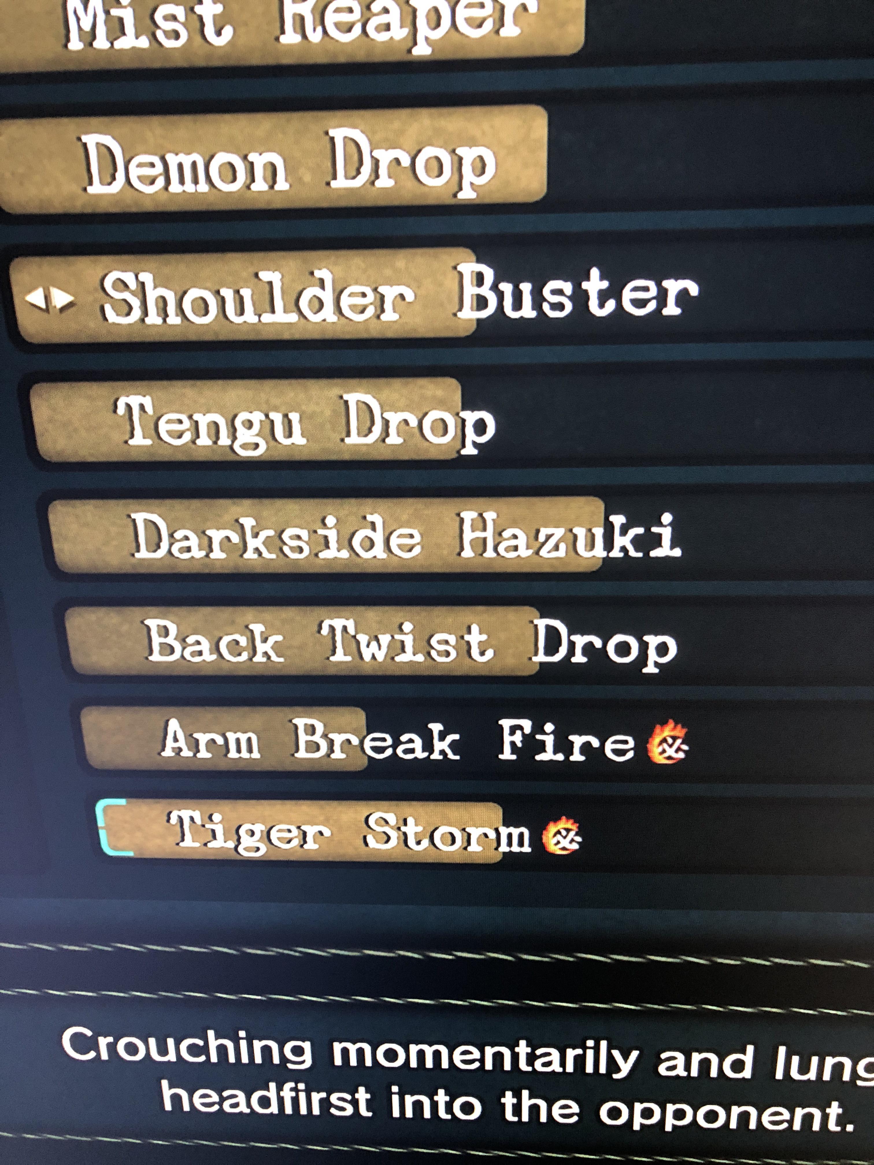 Some Moves Has A Fire Icon What Does It Mean? : R/Shenmue