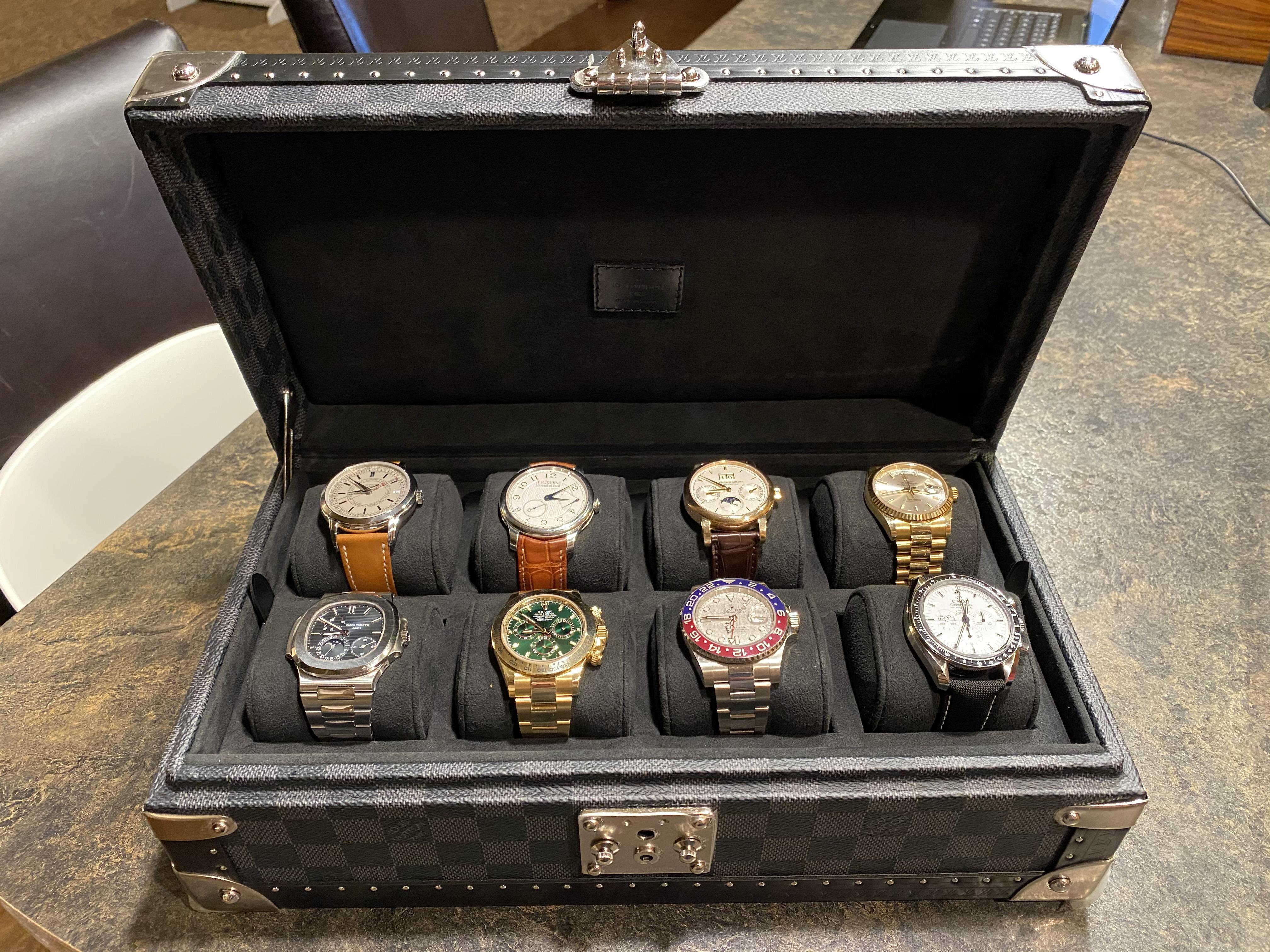 [Louis Vuitton] A perfect case to hold eight timepieces. r/Watches