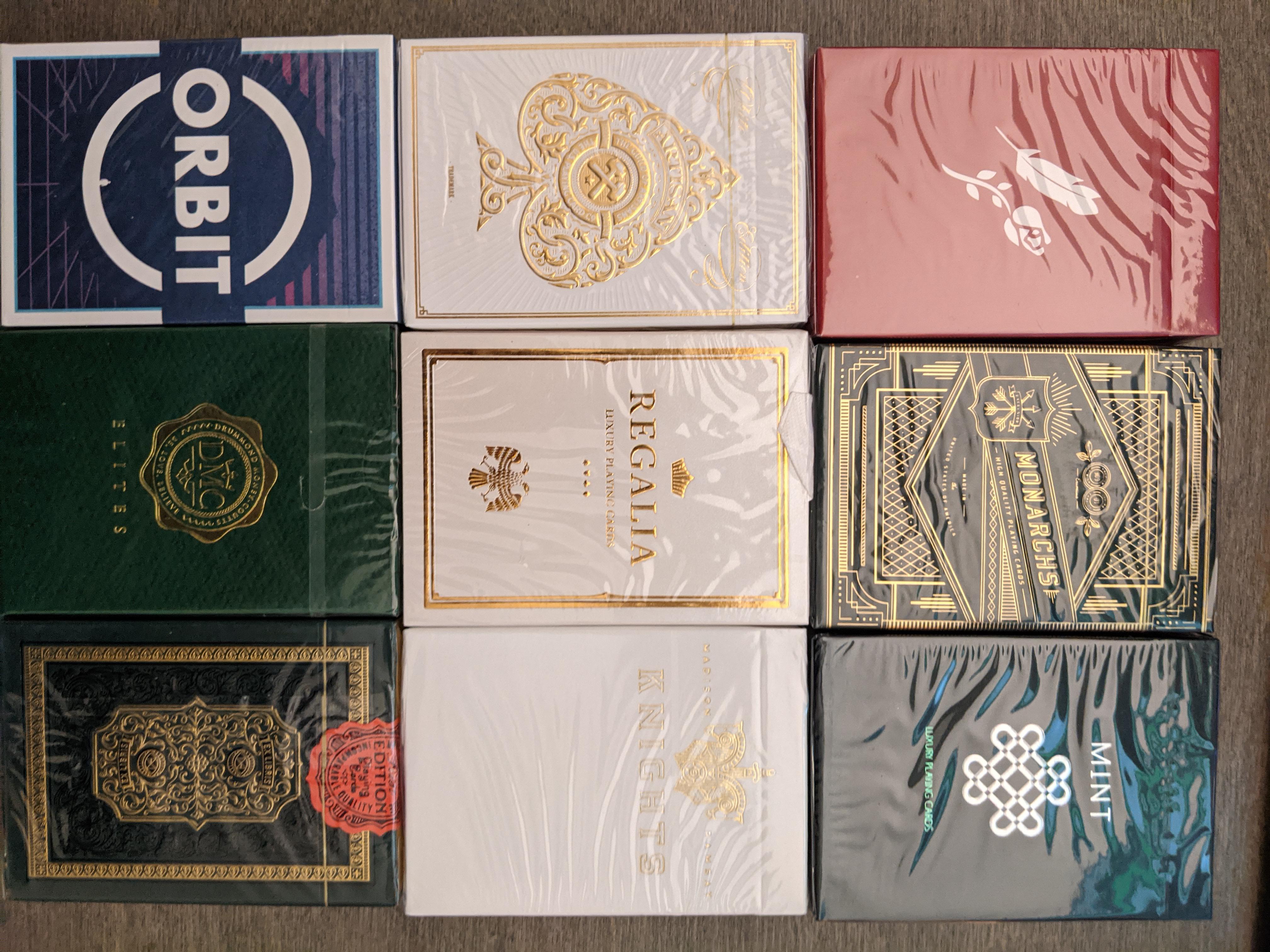 Big mail day. Now to decide which deck to open today r/playingcards