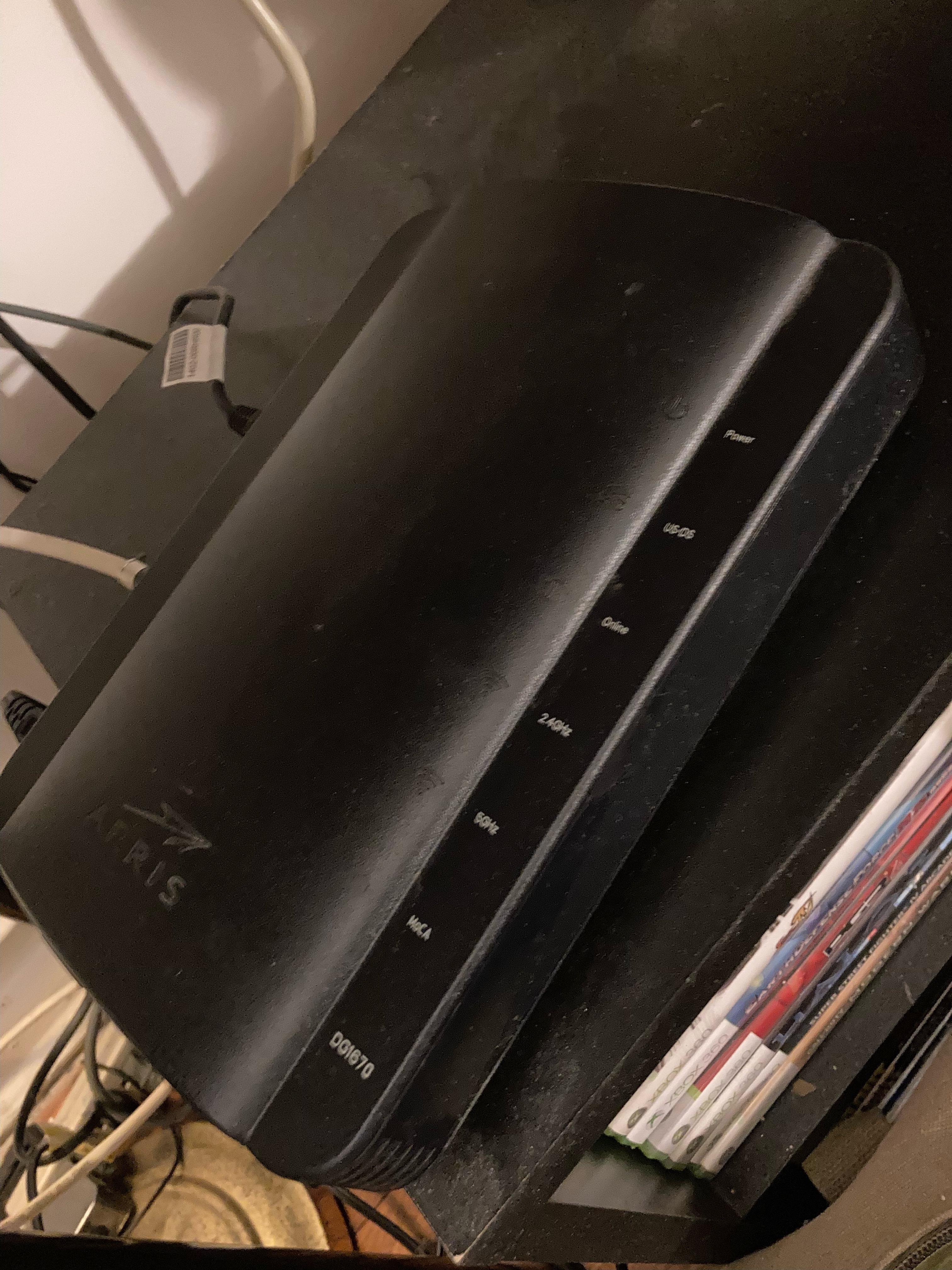 Spectrum Arris modem has been turning off a few minutes after booting
