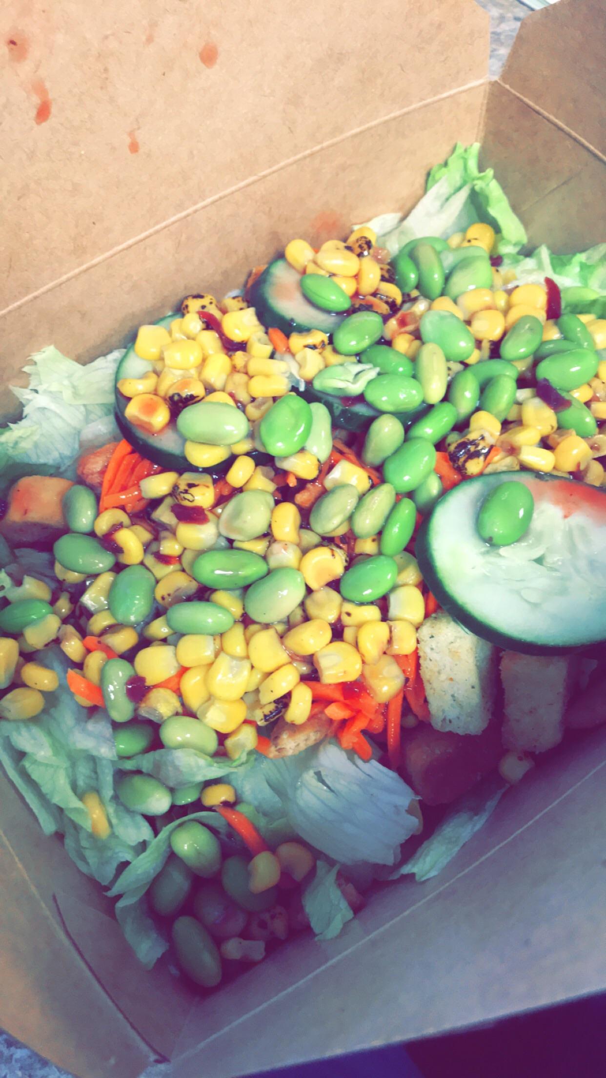 Giant salad from Kroger salad bar r/VeganFoodPorn