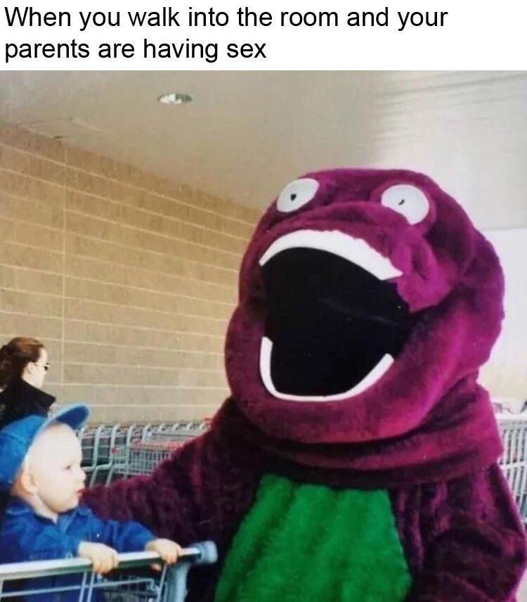 Barney The Dinosaur Meme Trend Meme