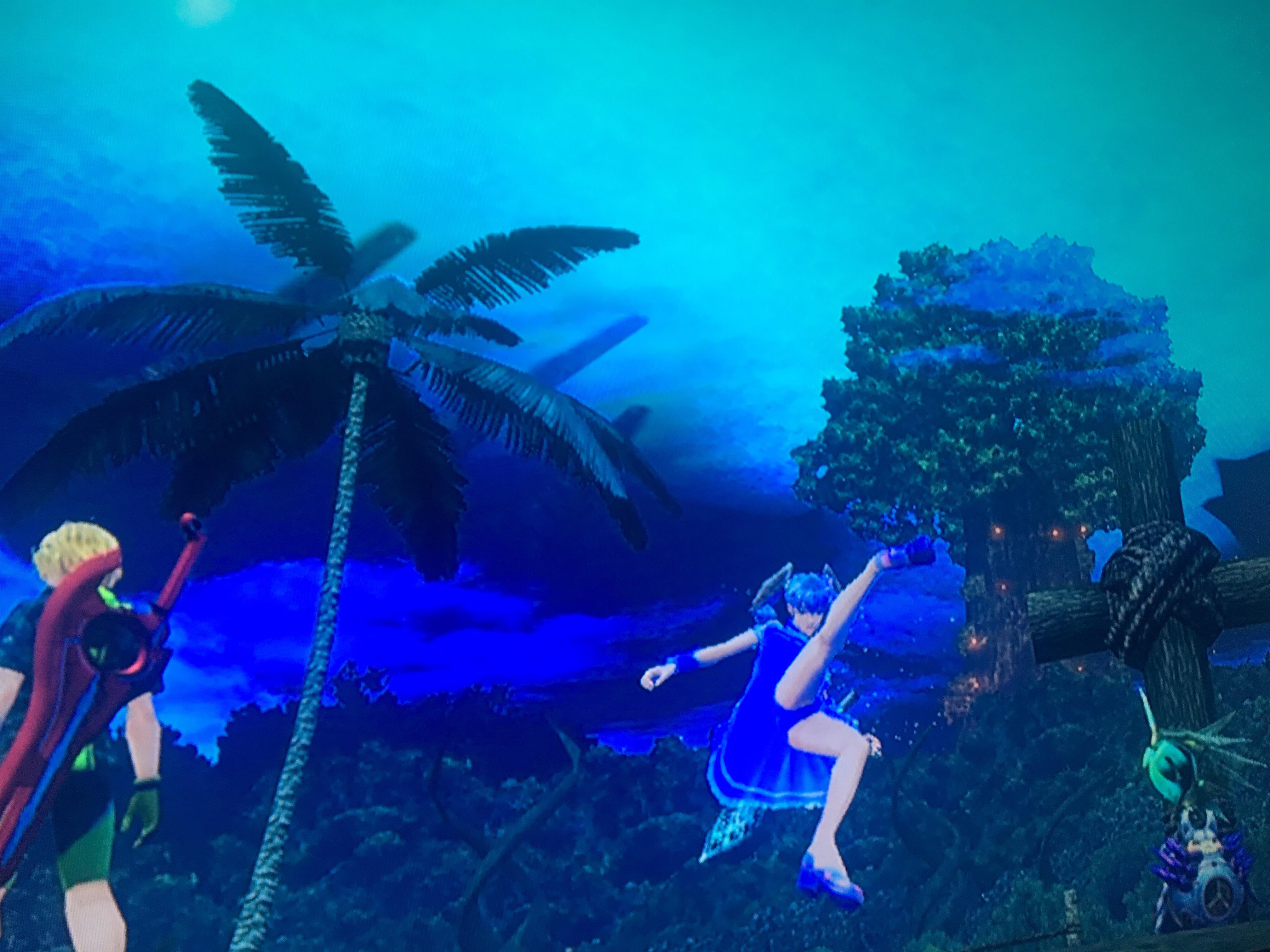 Makna Forest cool sky detail of Eryth Sea. r/Xenoblade_Chronicles