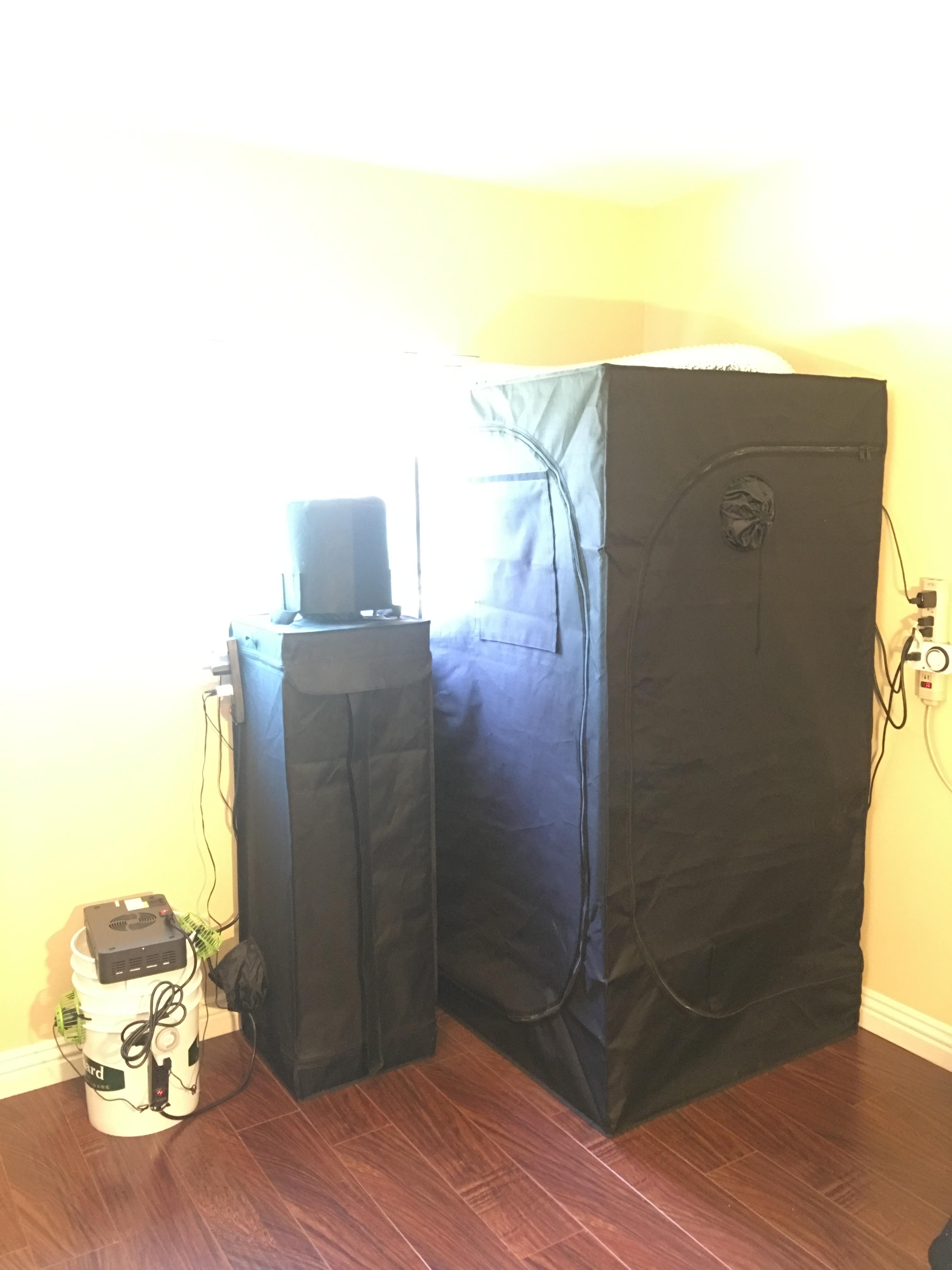 Size of My New Space Bucket vs a 1.5 x 1.5 x 4 Tent vs a 3 x 3 x 6 Tent r/SpaceBuckets