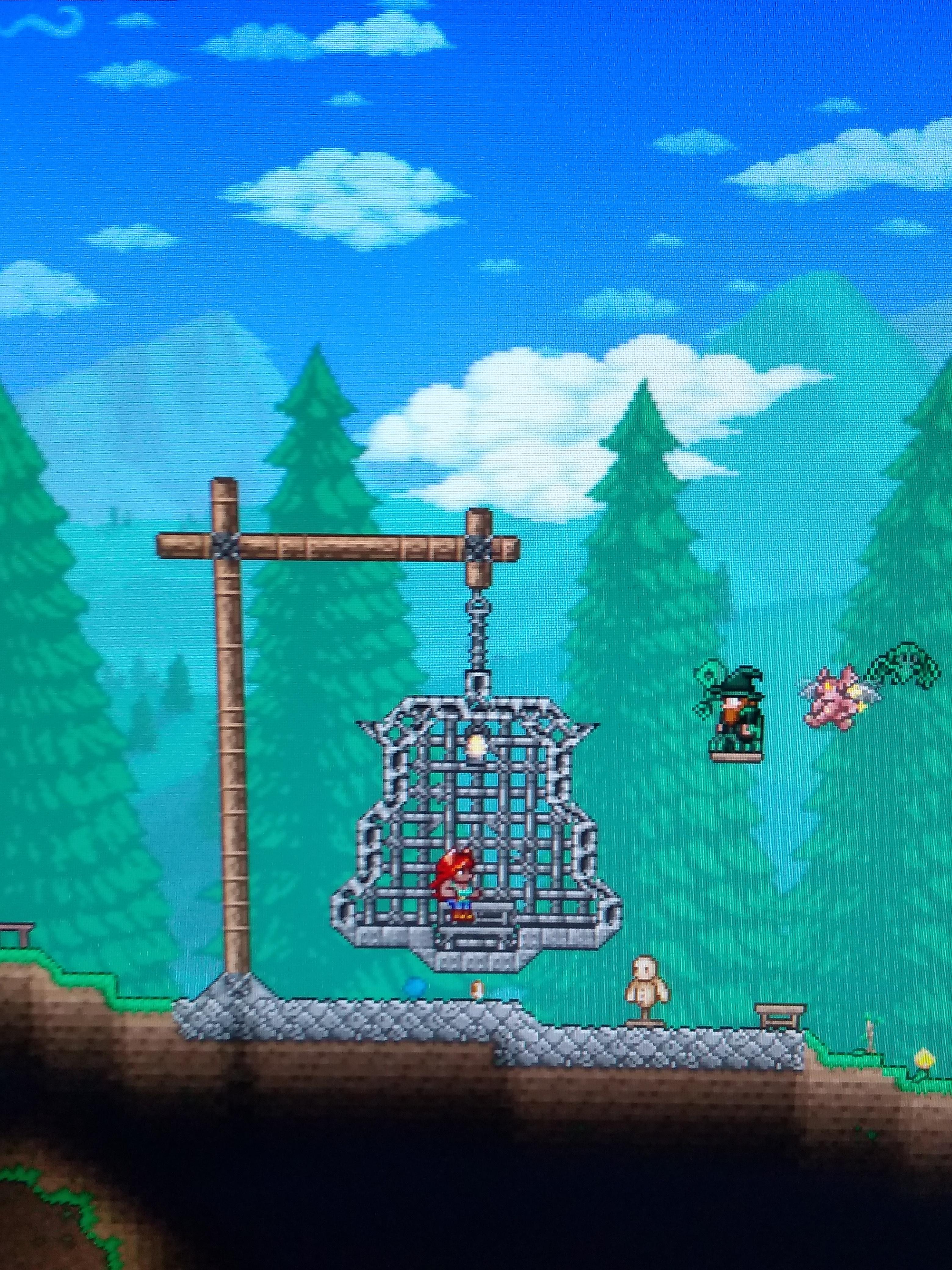 For u/Dendy90, I present... The zoologist in a cage. My building may