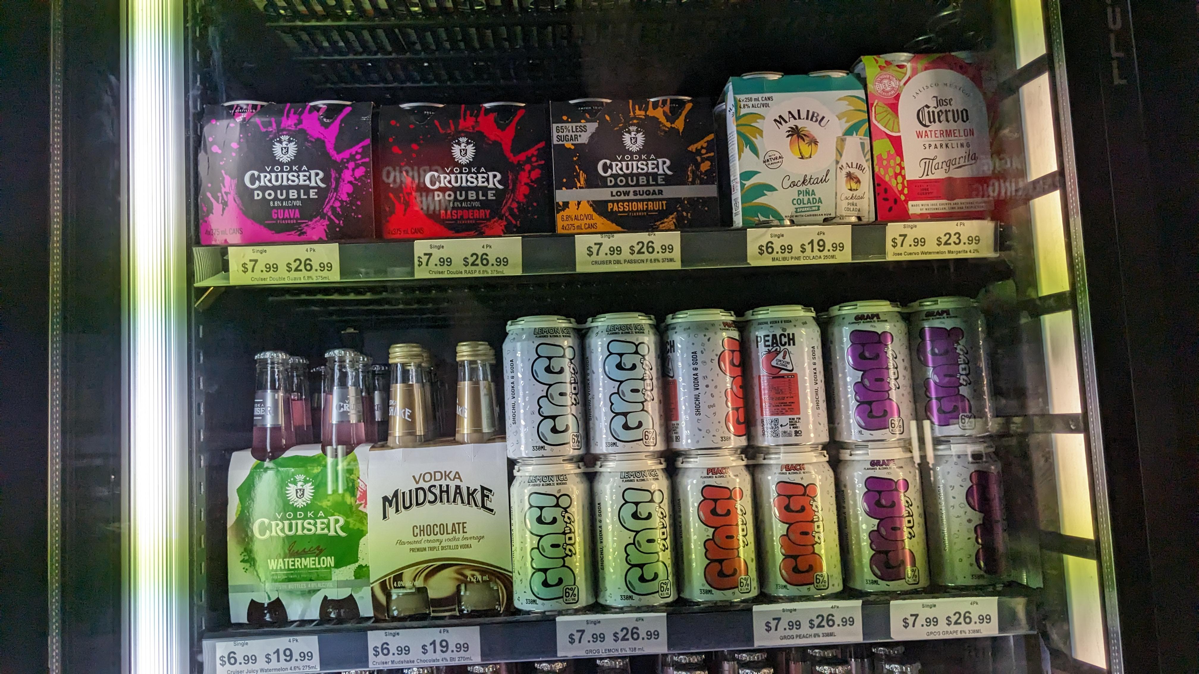 Bottle shop near me just straight up sells grog wth r/ColdOnes