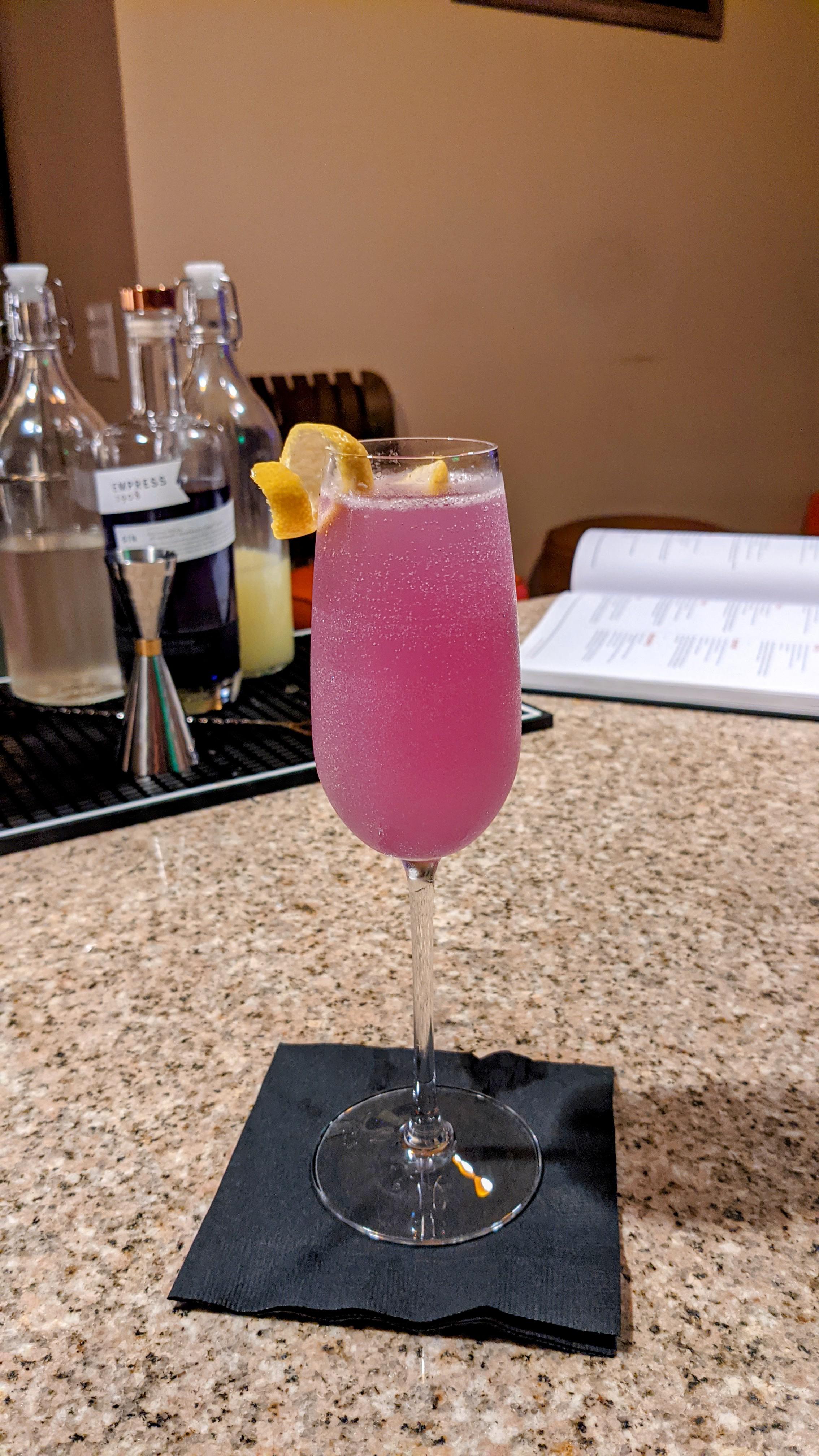 Cocktail and Mixed Drink Recipes Empress French 75