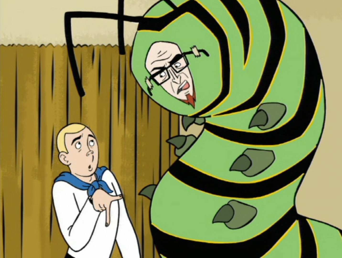 God Emperor Leto explaining the Golden Path to a Duncan r/dune