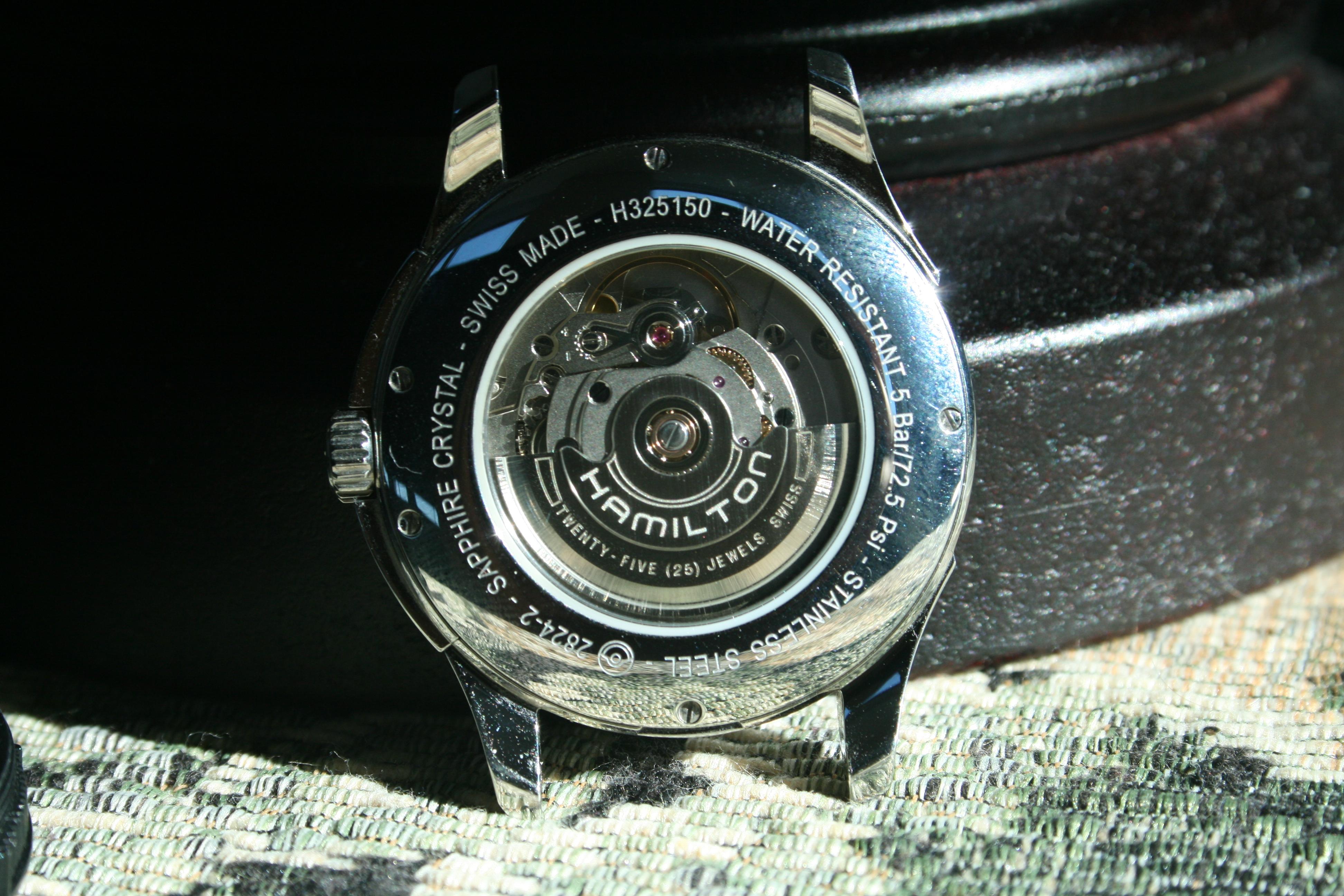 [Hamilton] Jazzmaster ETA 28242 Movement Appreciation r/Watches