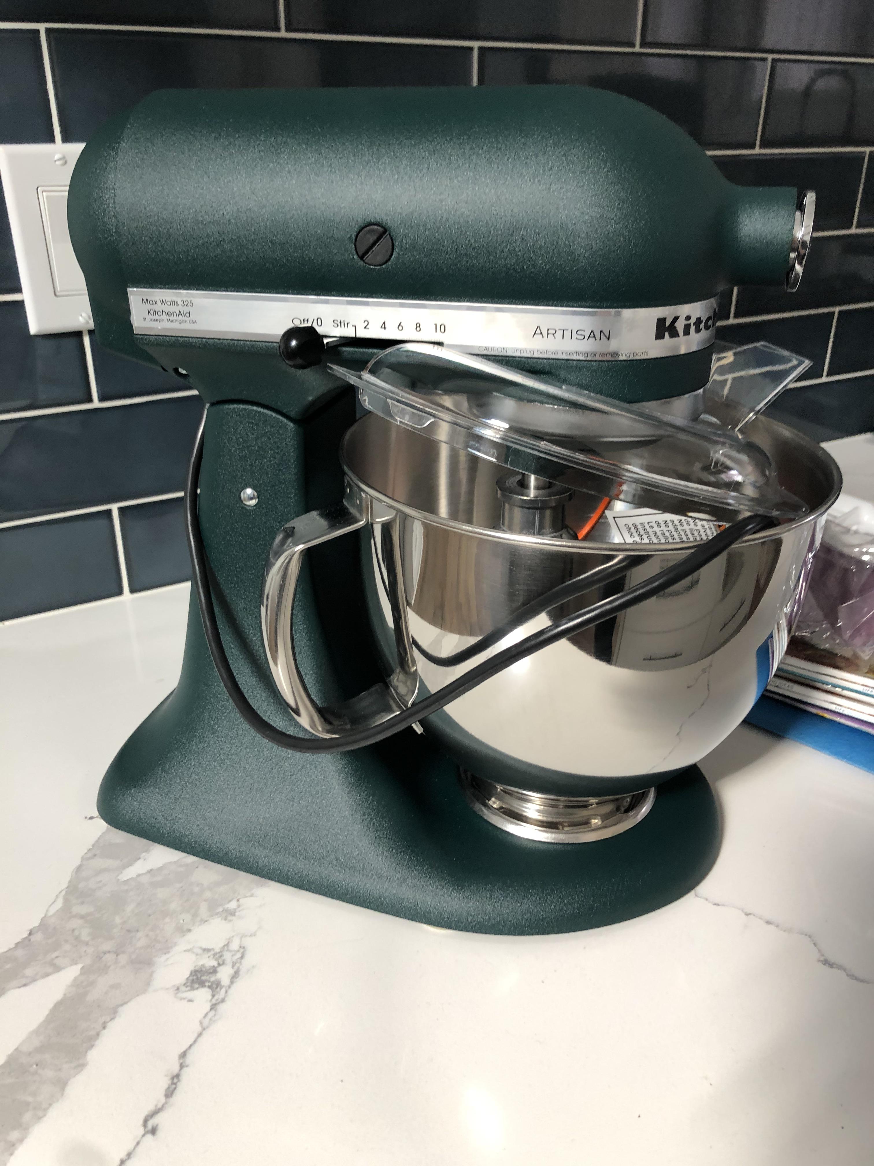 My first kitchenaid I bought myself in Imperial Grey I’m so excited to