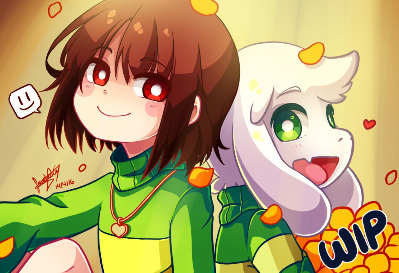 Best friends forever! (Art by SandraGH) r/Undertale