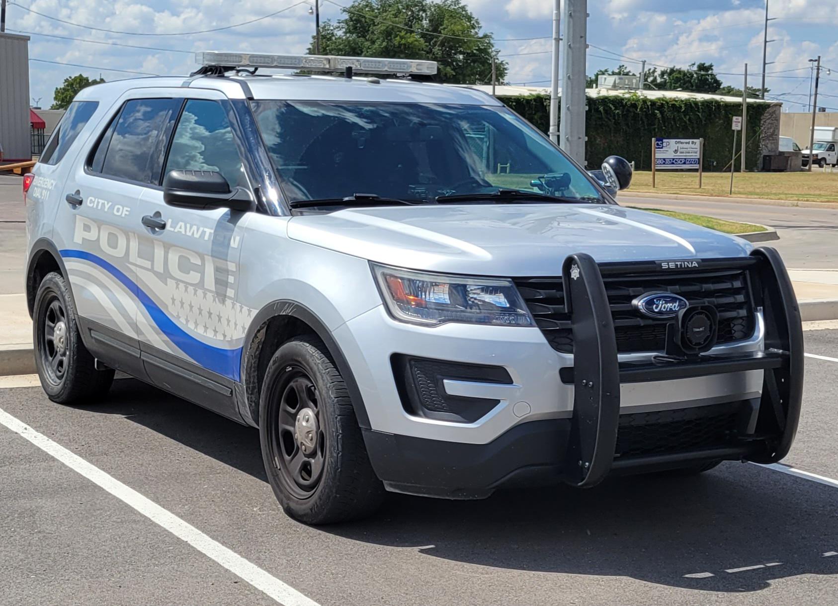 Ford Interceptor SUV, Lawton Police Department, Lawton, Oklahoma r