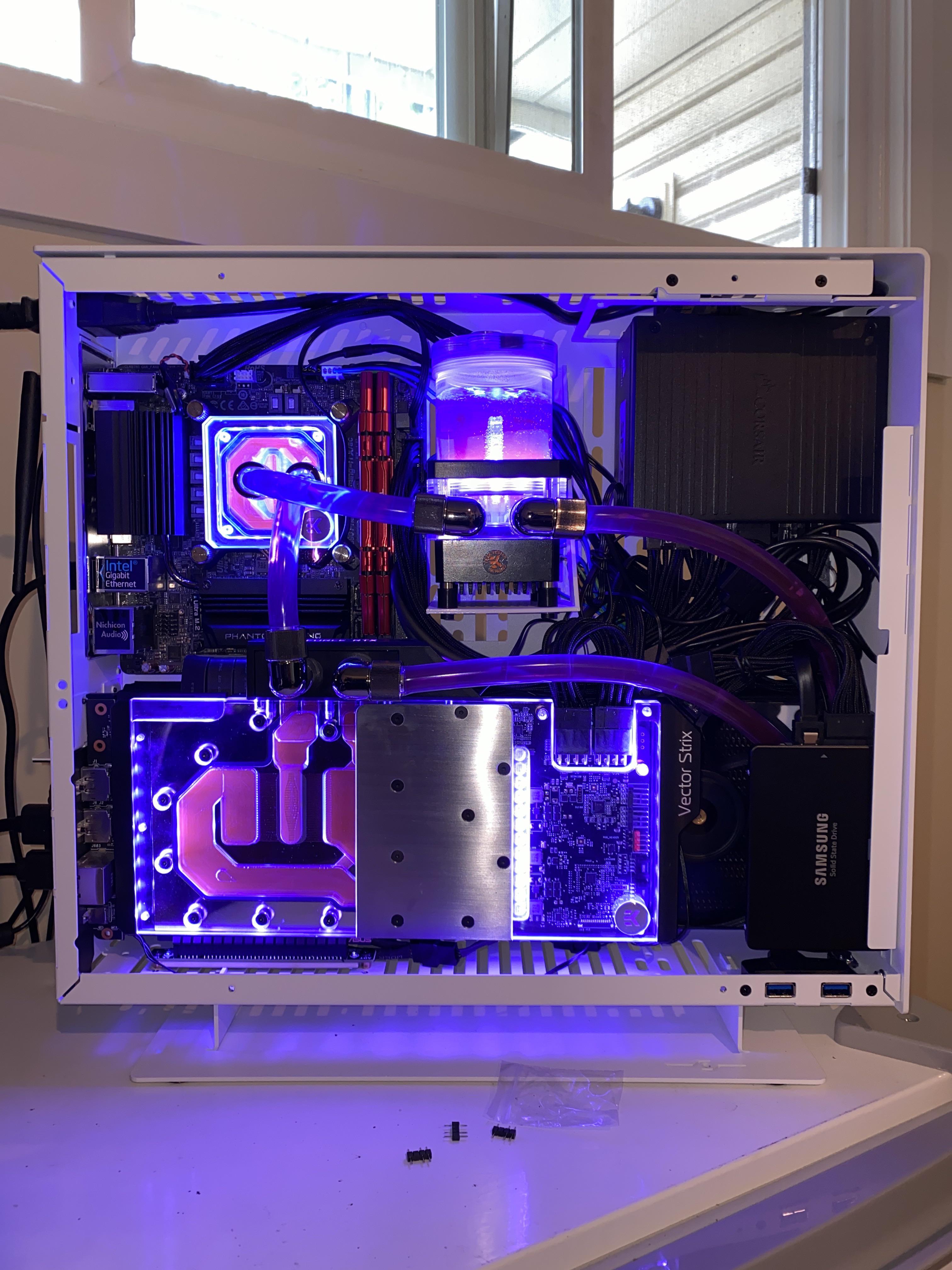 Finally joined the gang. SffTime NATX. I99900k. Asus ROG STRIX 2080