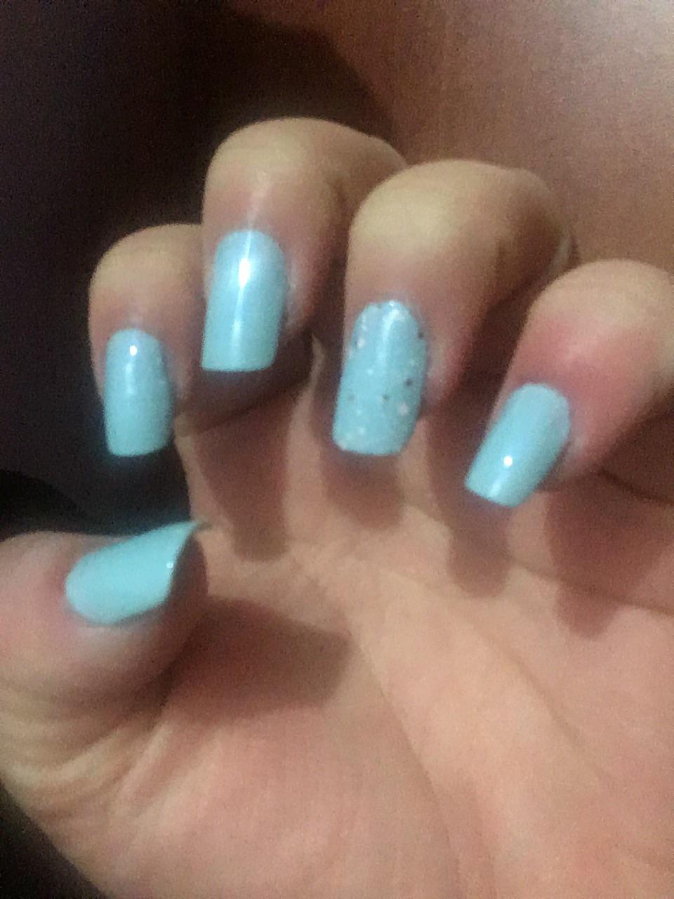 The acrylics I got were done badly. Nail tech did extensions for the