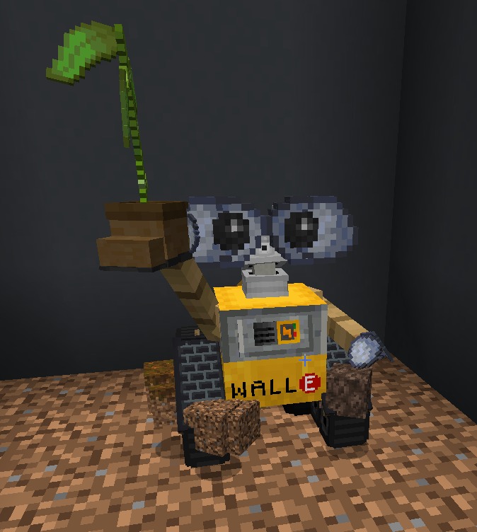 WallE as an Vanilla armorstand creation r/Minecraft
