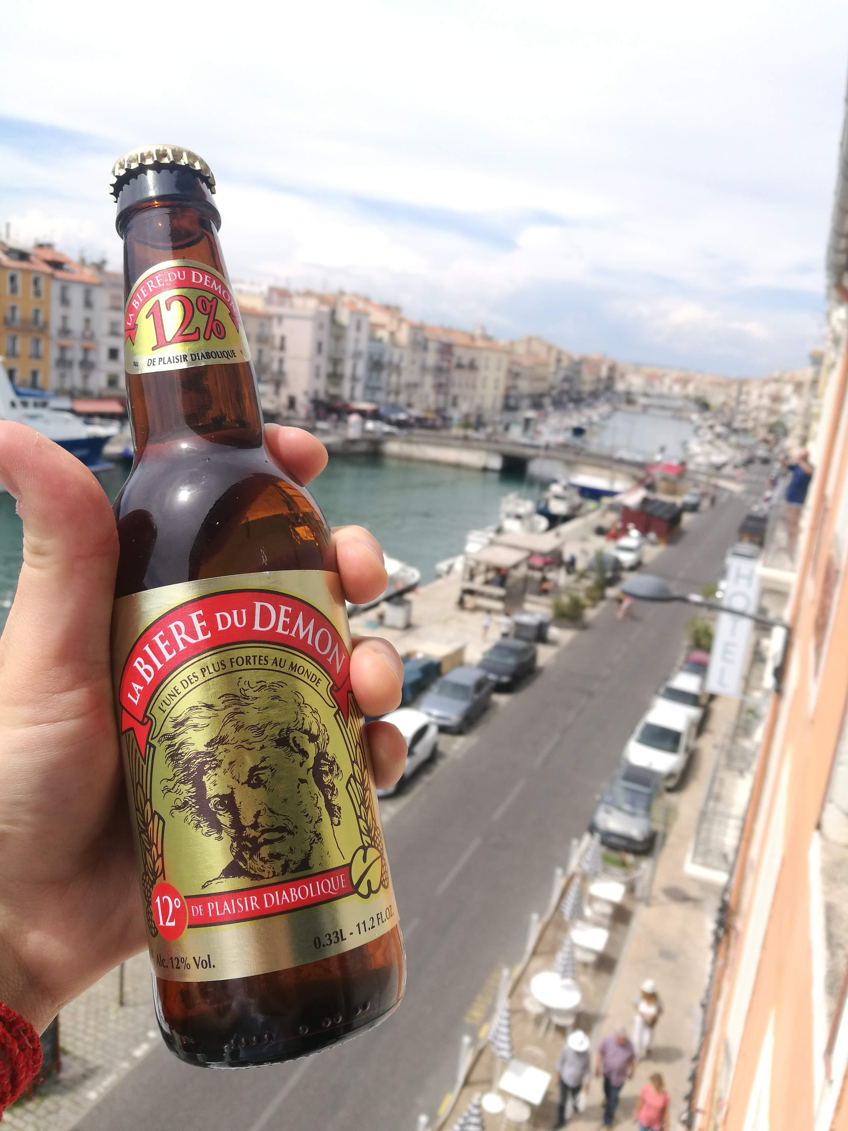 A demonic 12 (average) beer in Sète, France. r/beerwithaview