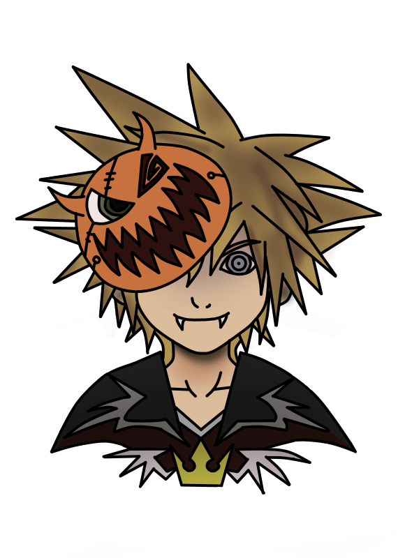 I got bored so I tried my best to remake Sora's Halloween Town icon r