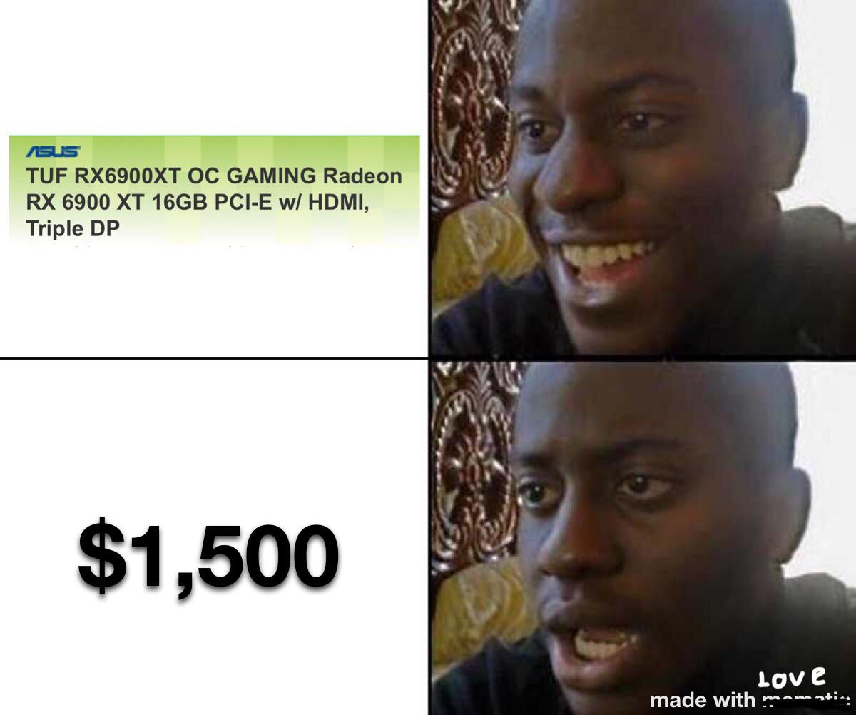 Pc parts cost a lot r/pcmasterrace