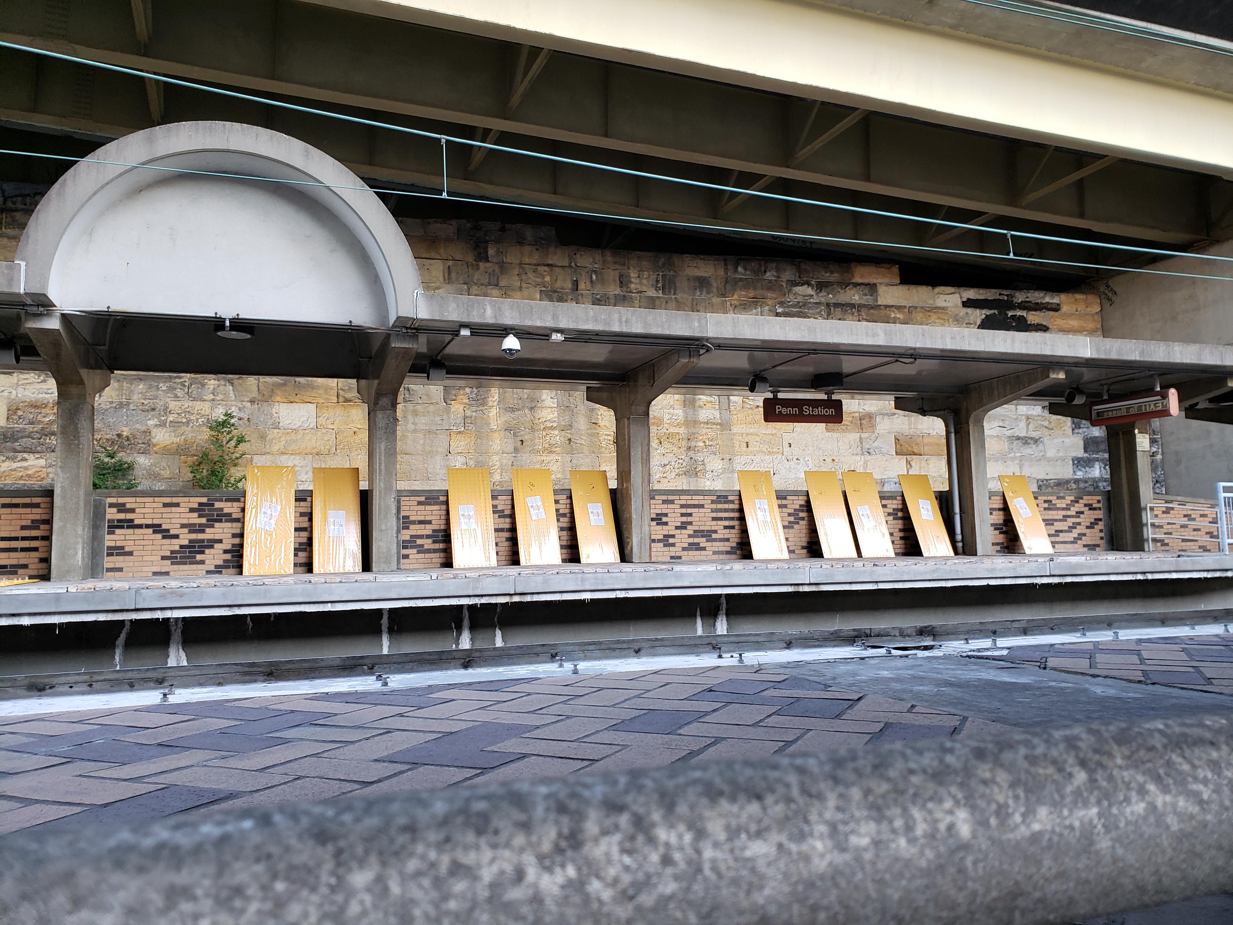 Port Authority sneakily upgrading Penn Station LRT platforms r/pittsburgh