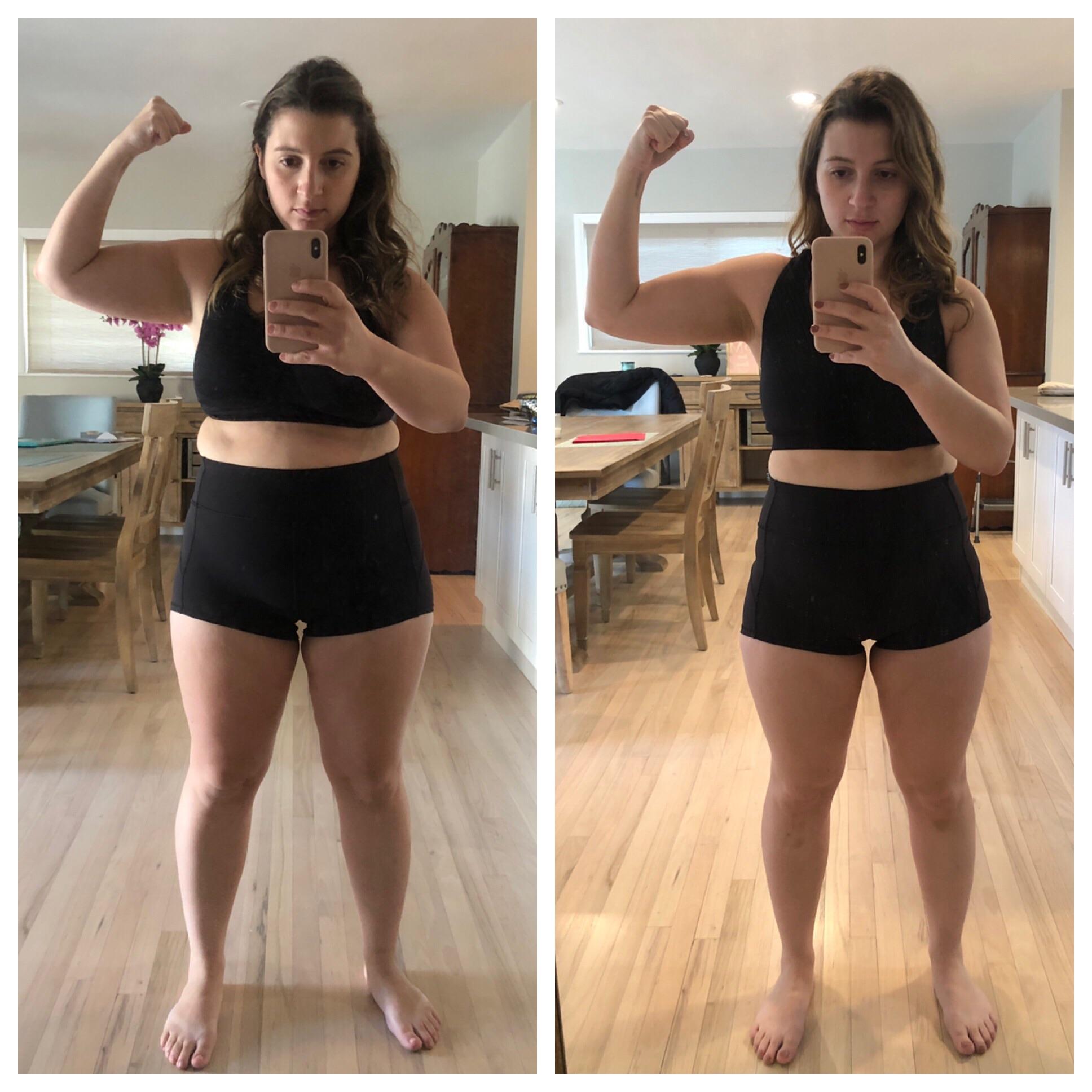 F/26/5’1” [168lbs > 140lbs = 28lbs] (4 months) celebratory birthday
