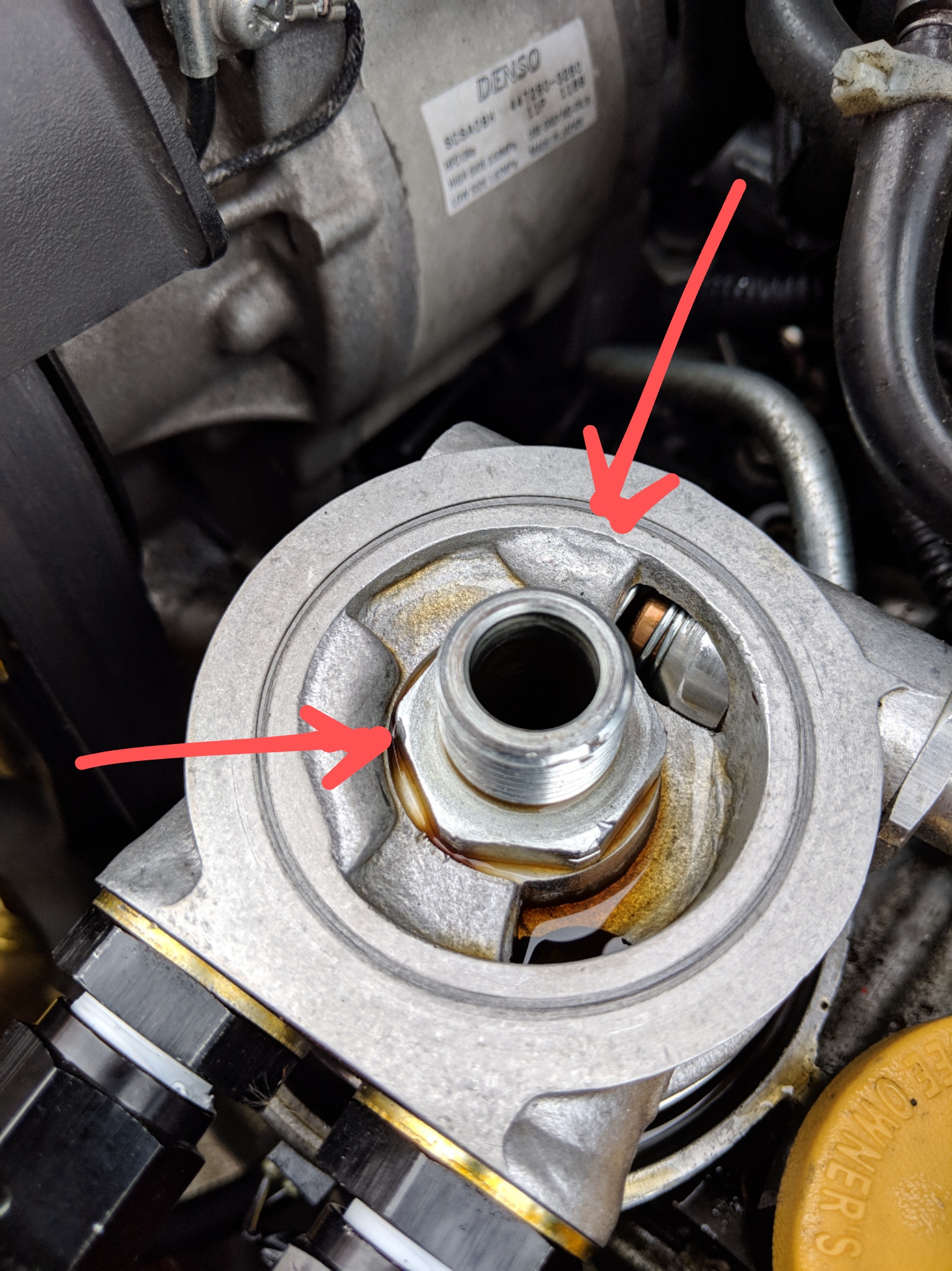 Not sure if this belongs here or on r/crappydesign. Mocal oil cooler