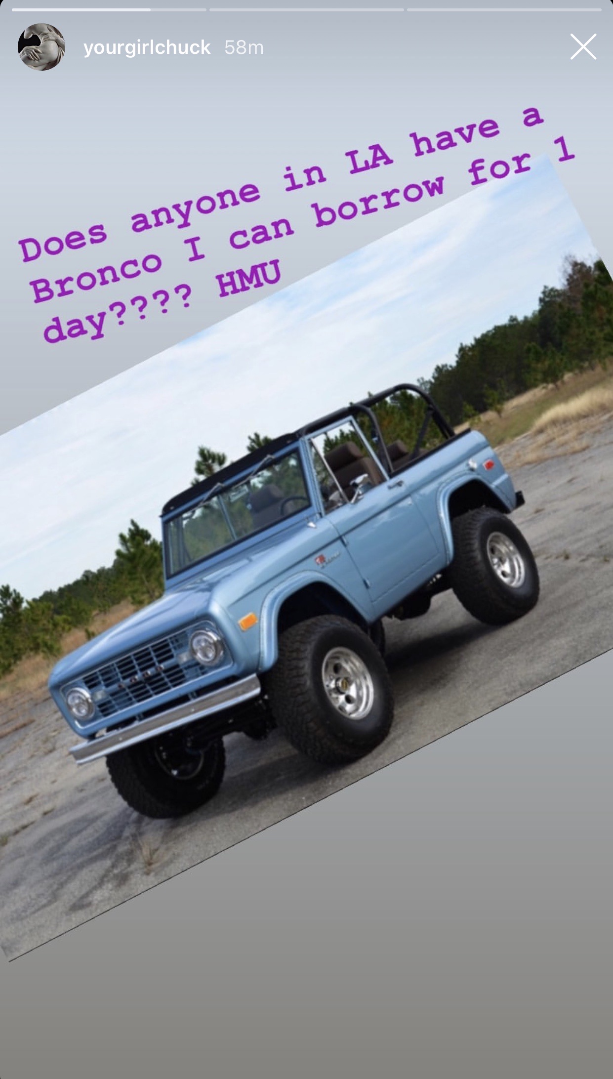 Chucks Instagram Story... Guess they haven’t shot the