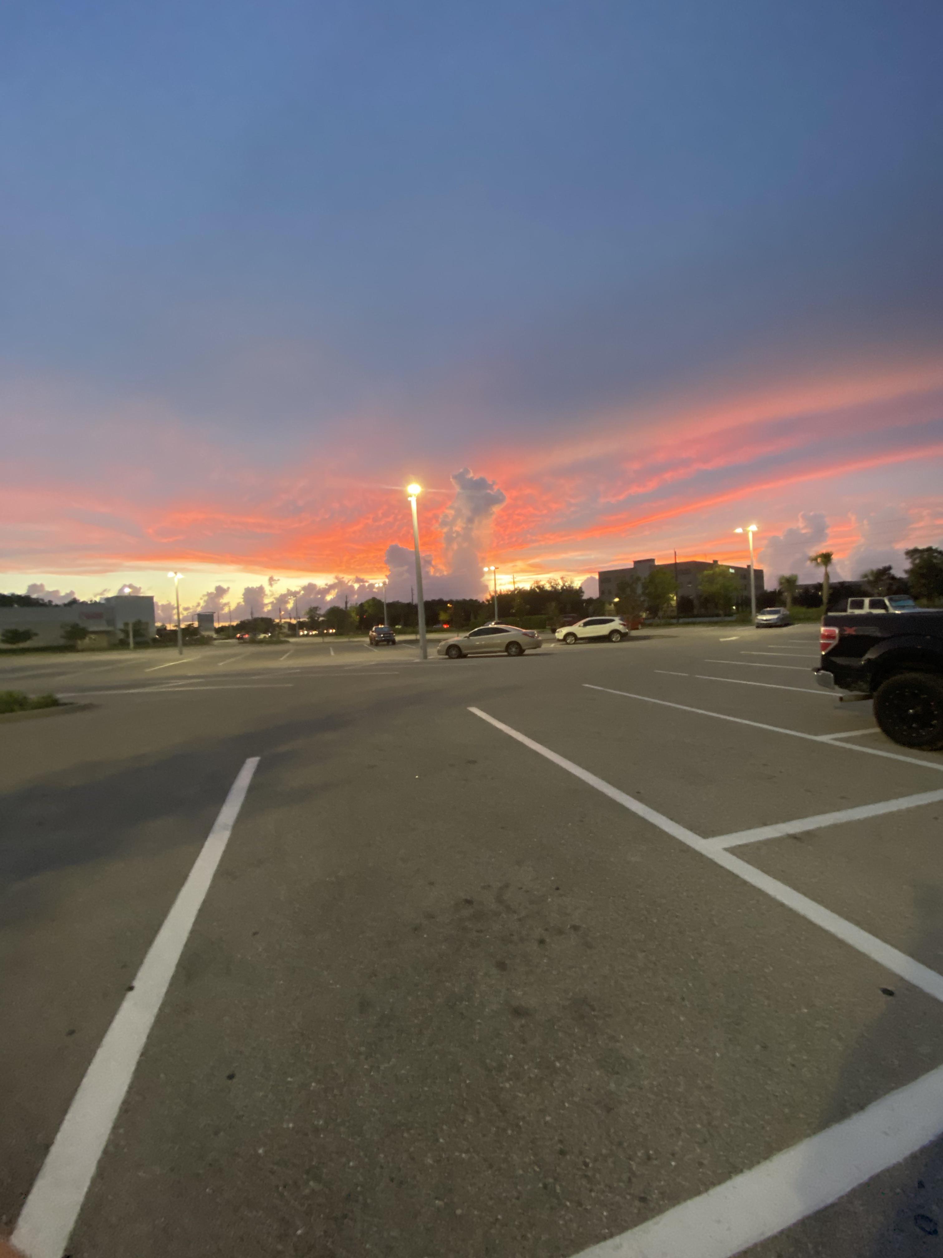 Sunset after work in a Publix parking lot r/florida