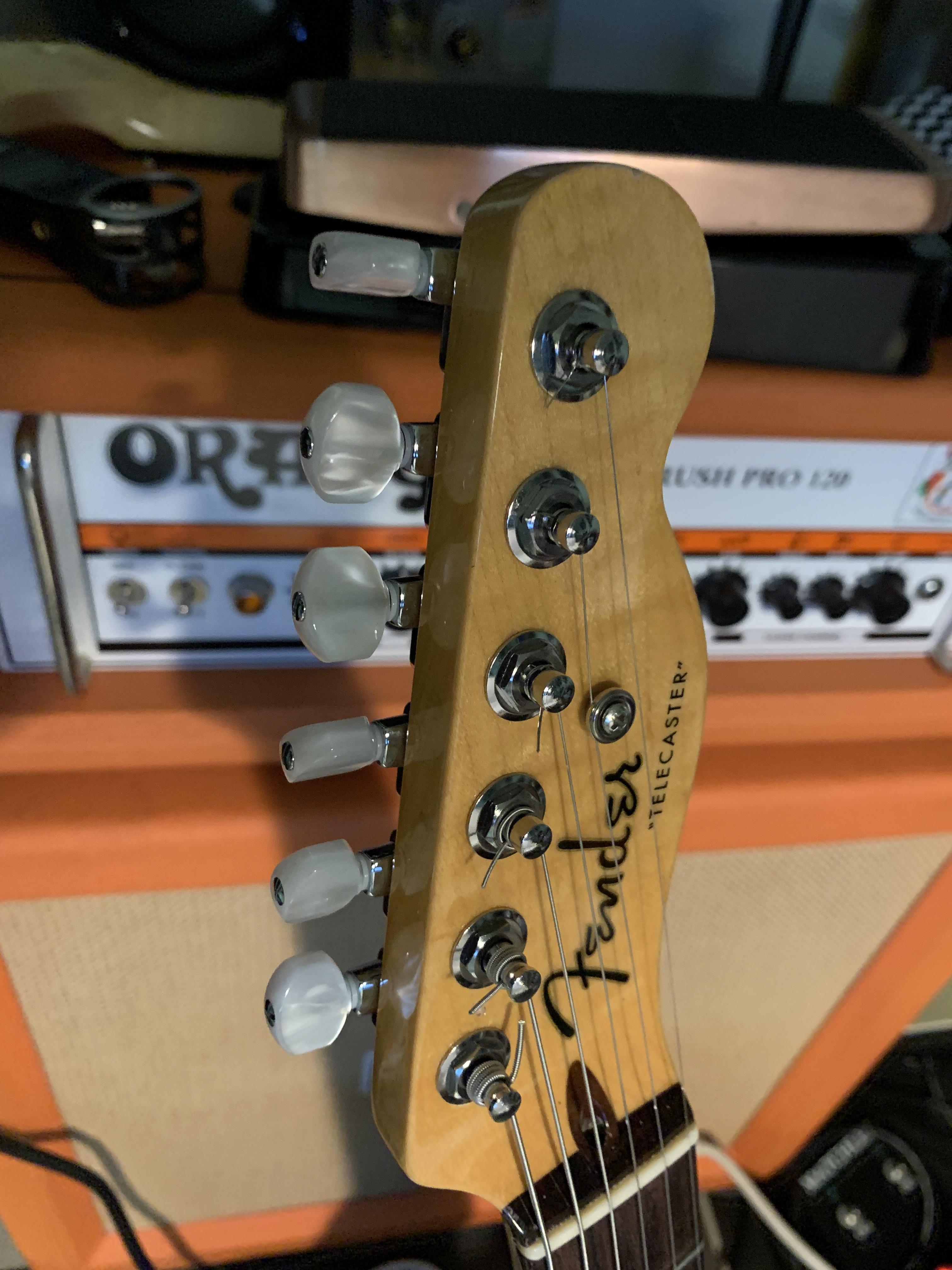 Tele Headstock with Pearloid Tuners r/guitarporn