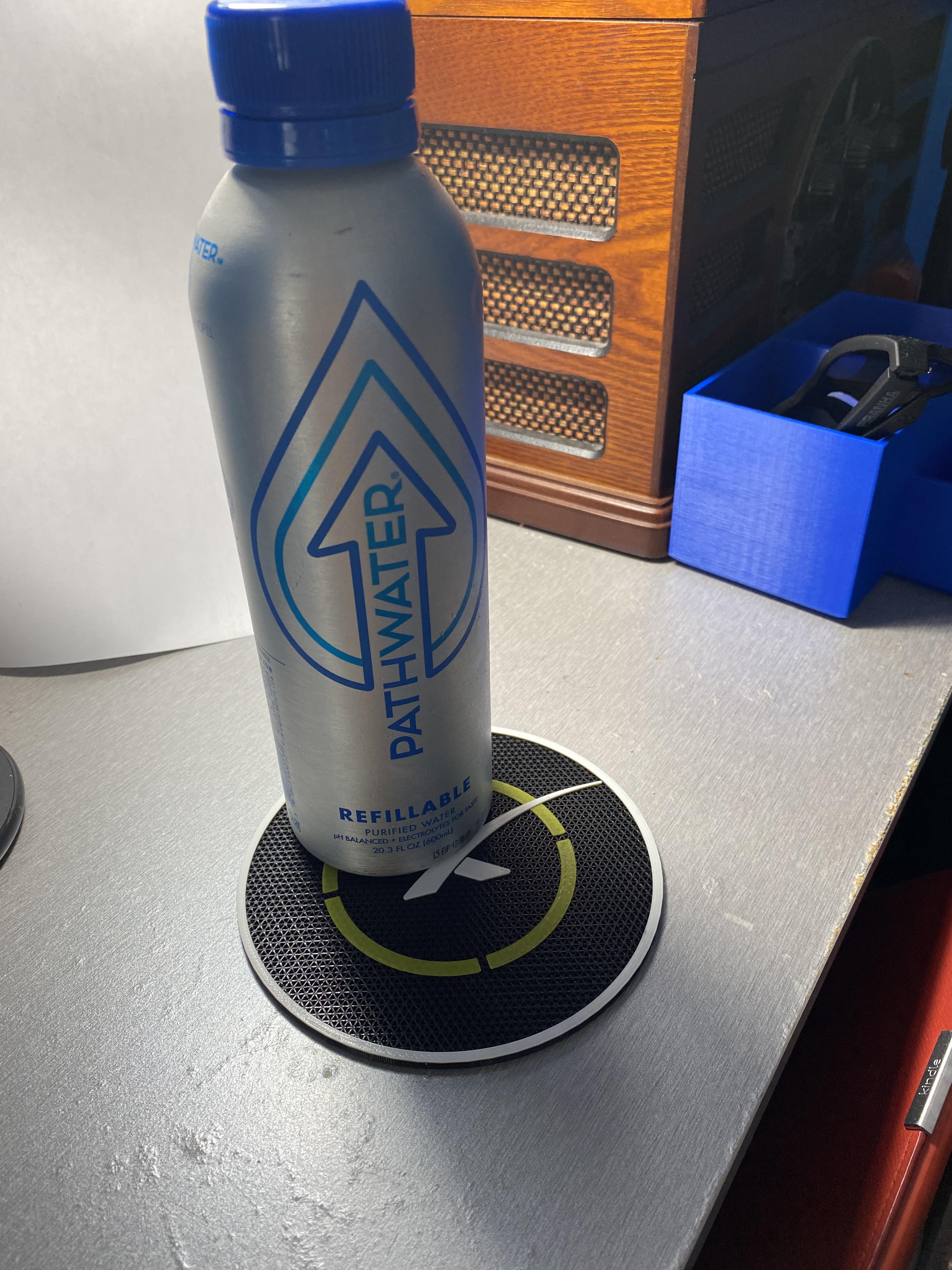 3D Printed SpaceX LZ Coaster. My water bottle reminded me of a landed