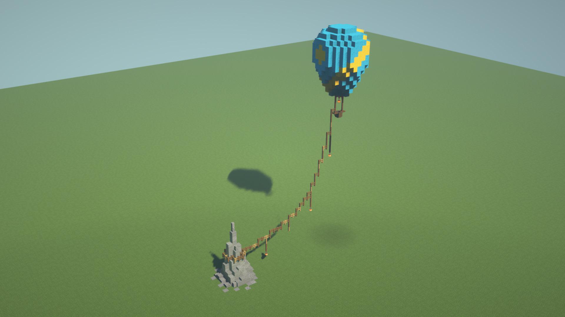 Have a go at a hot air balloon r/Minecraft