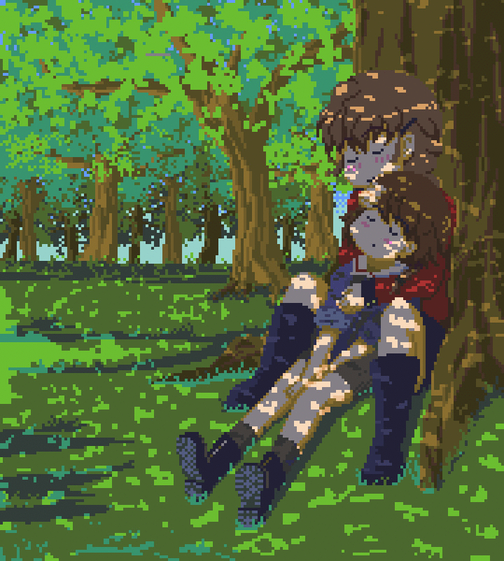 Casual Nap under a Tree r/Duck_Team_GuP