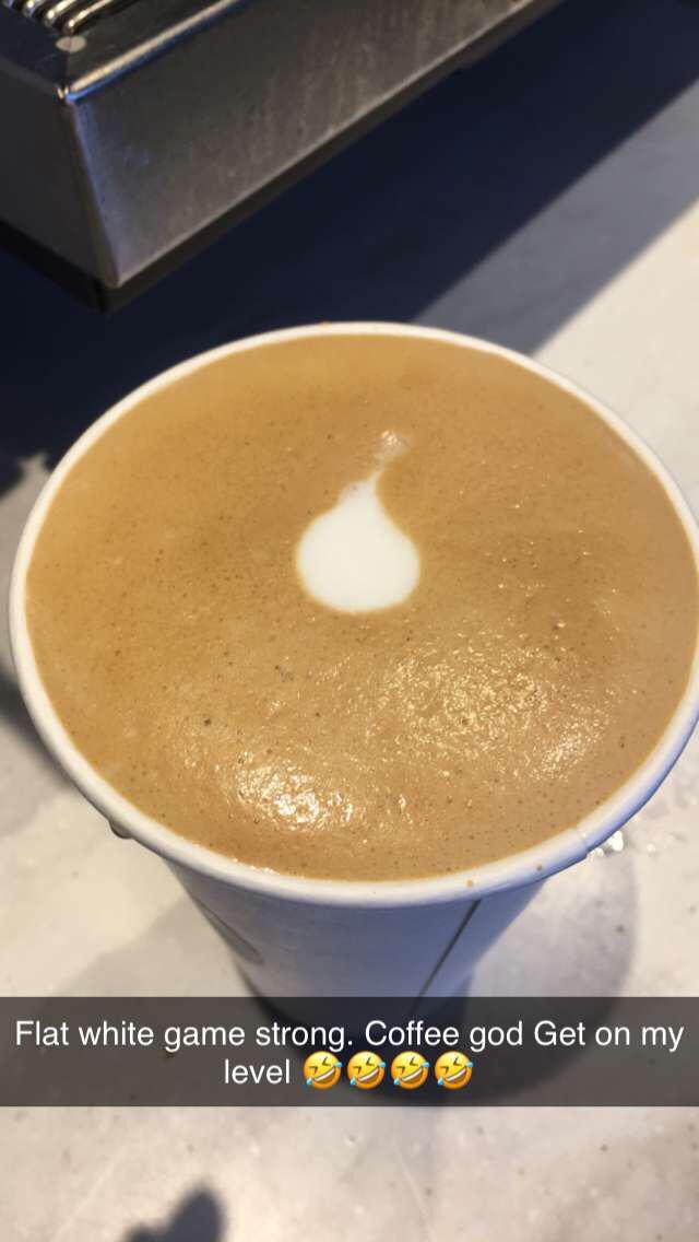 My best flat white to date r/starbucks