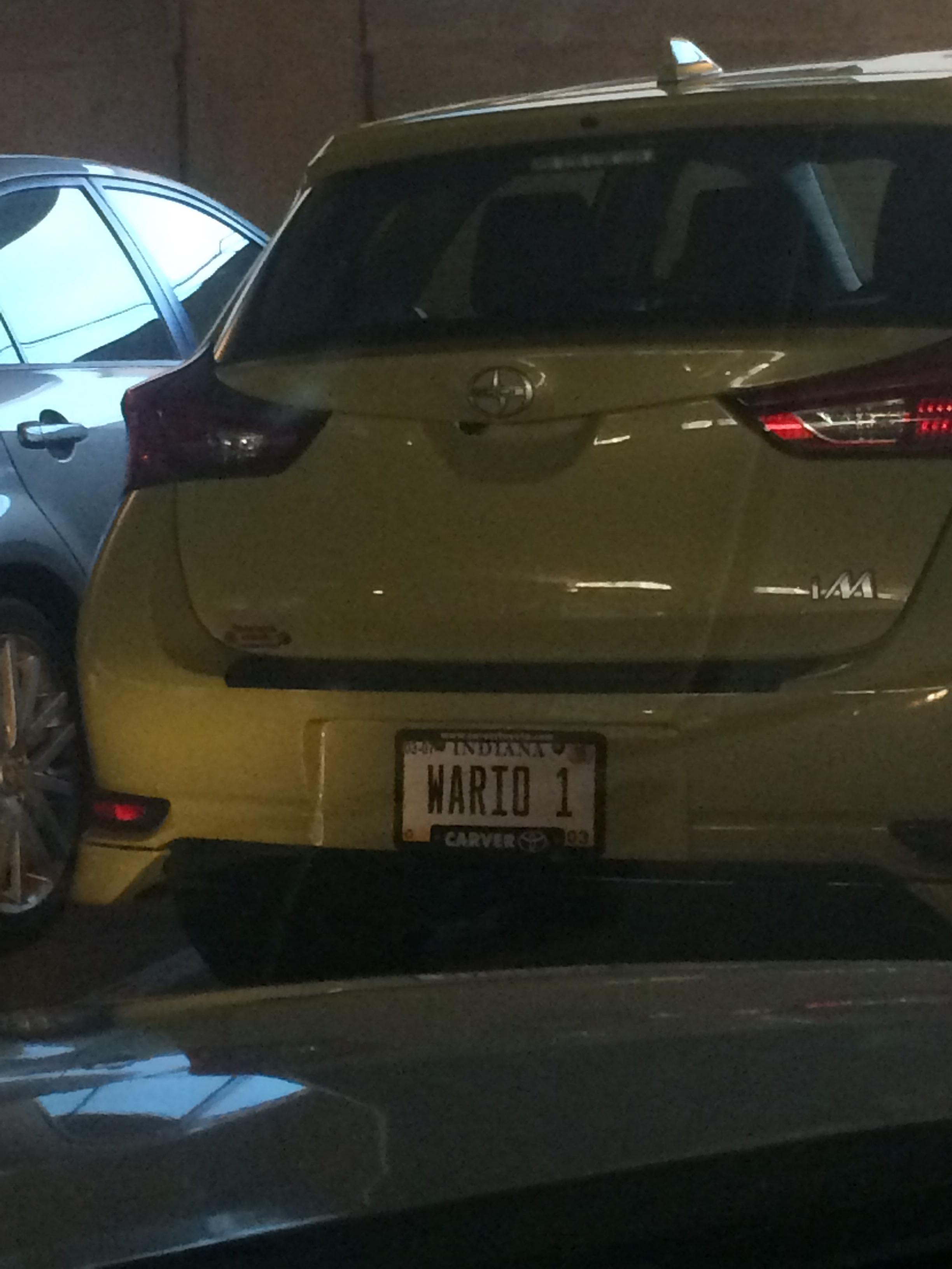 This guy wins the award for best vanity plate. r/funny
