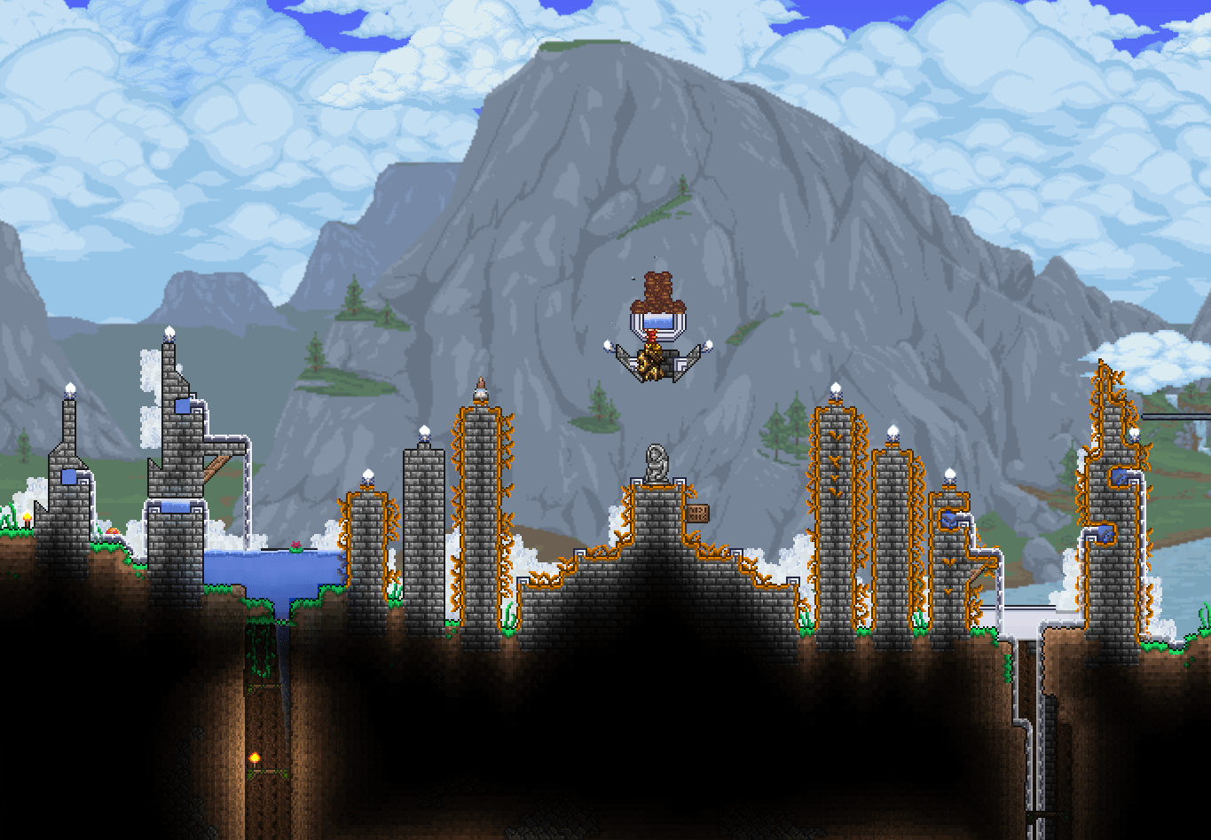 I found a "Woman Statue" underground and my friend proceeded to make