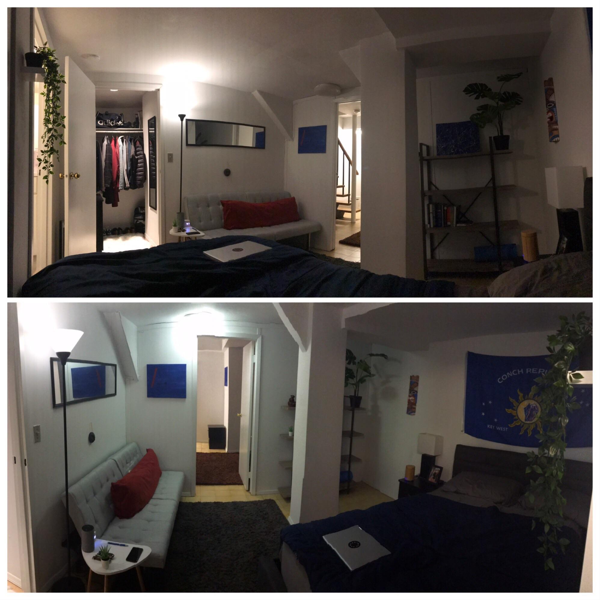 Unique basement bedroom in NYC duplex. Any suggestions? malelivingspace