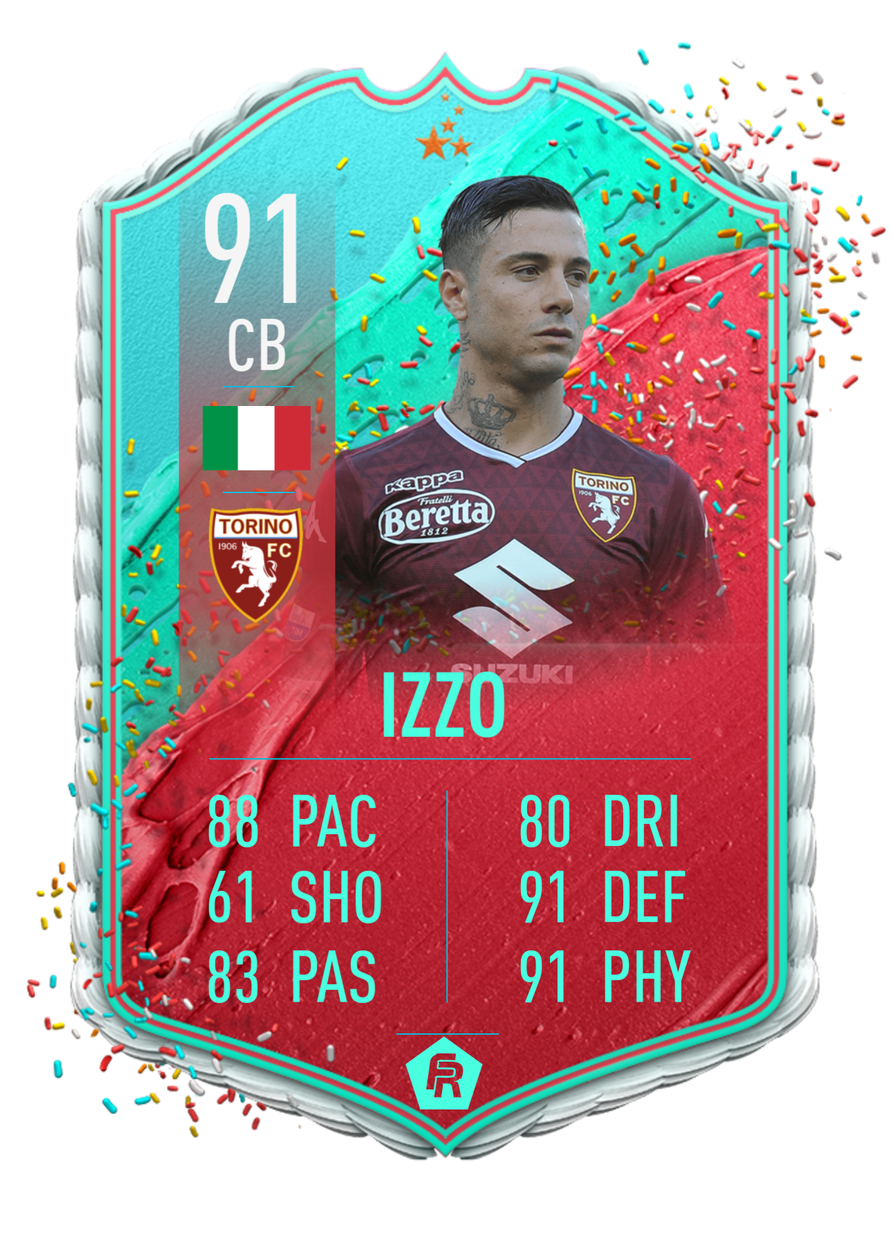 A good Serie A FUT Birthday objective CB card r/EASportsFC