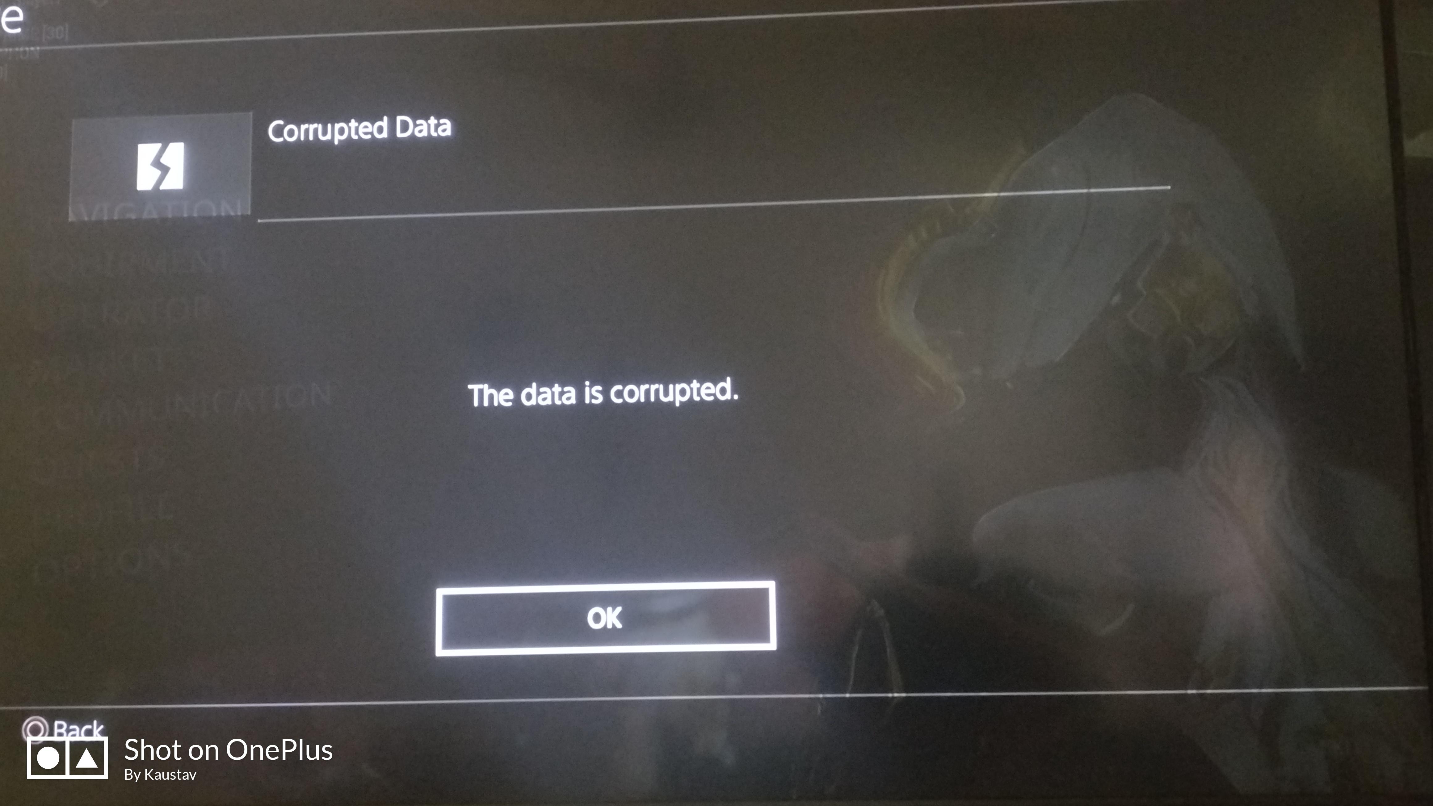 So my Game accidentally Crashed while coming back from a disruption