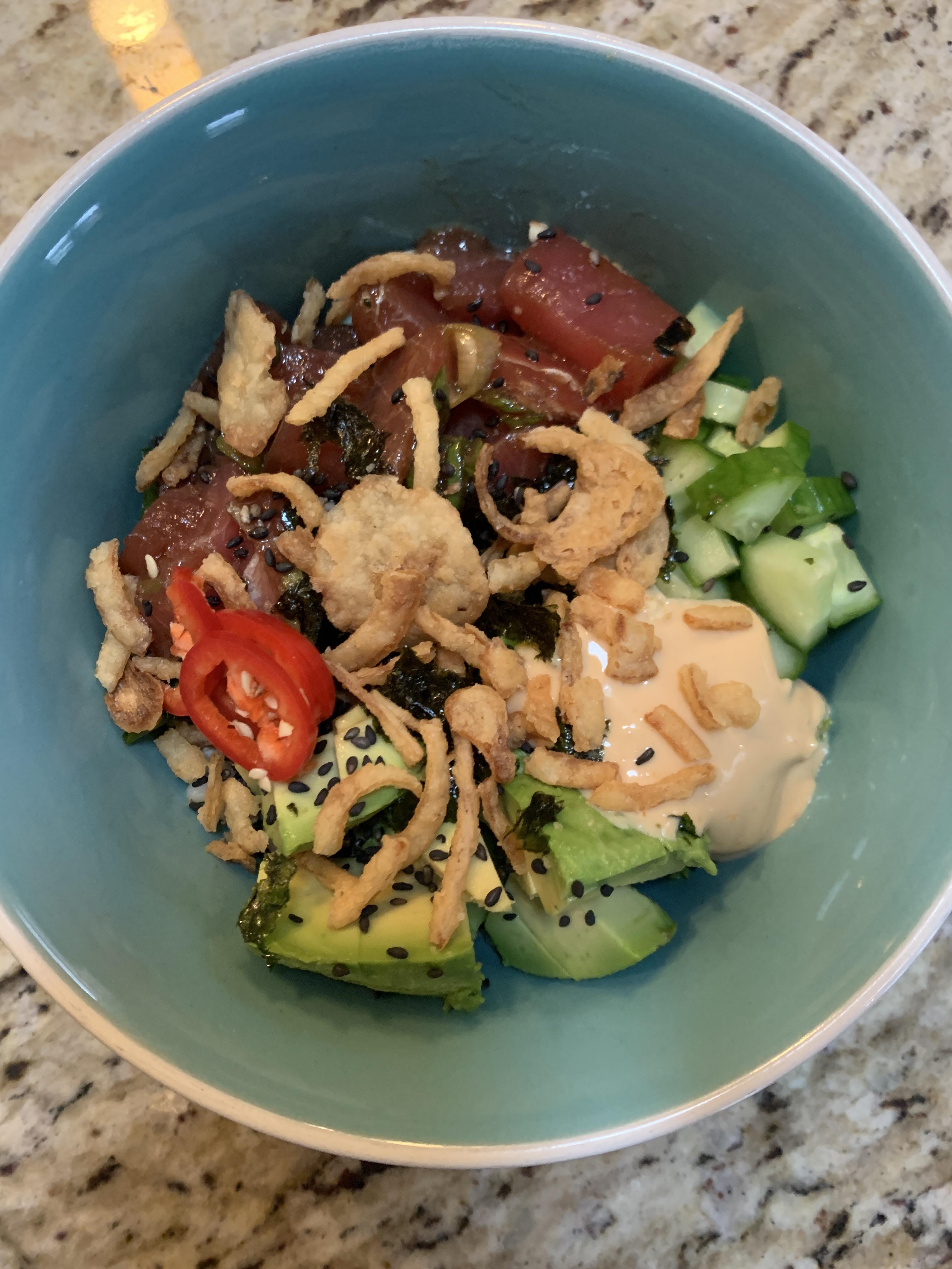 Poke Bowl Nutrition Calculator Runners High Nutrition
