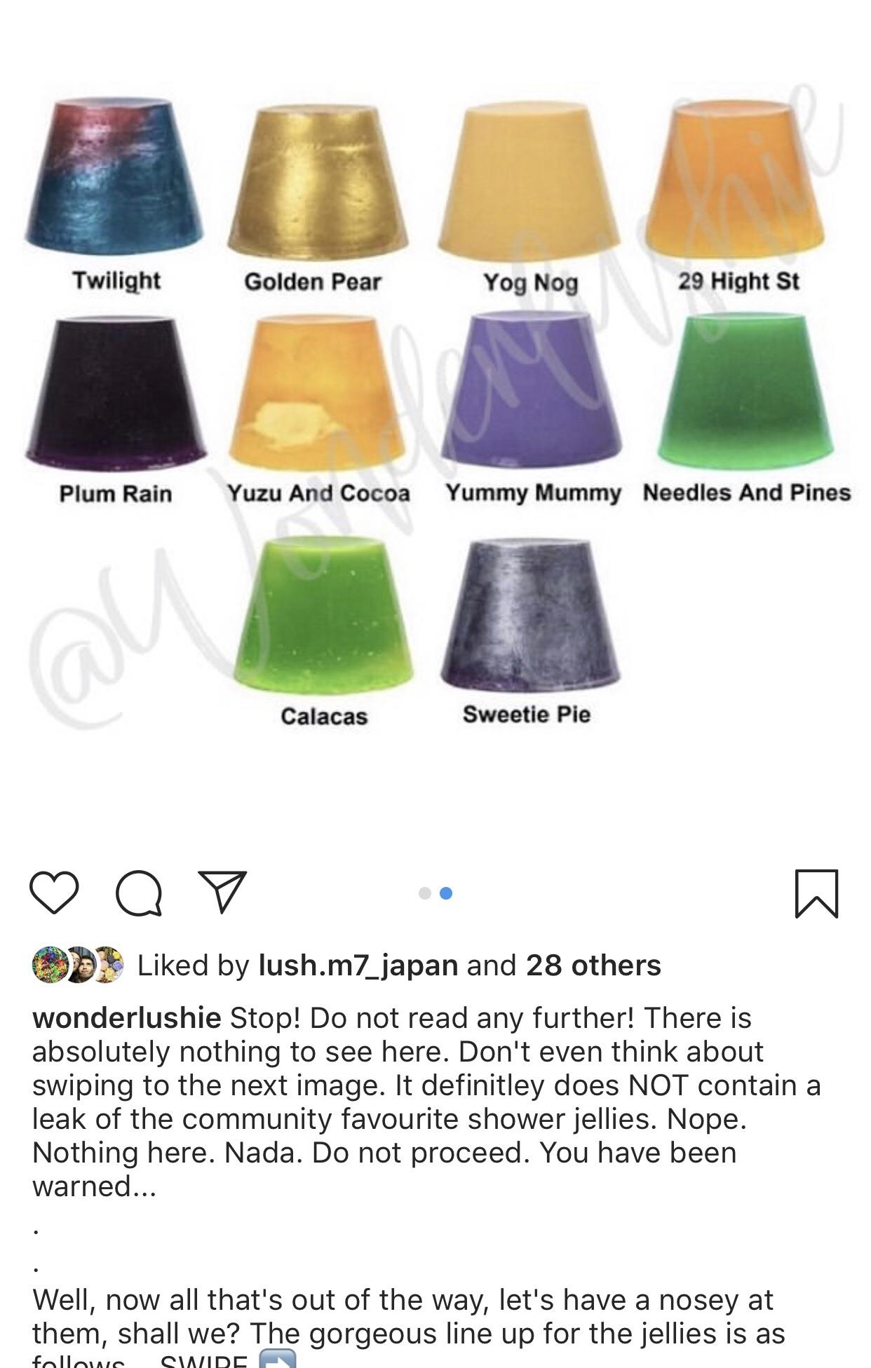 SPOILER Kitchen Shower Jellies! r/LushCosmetics